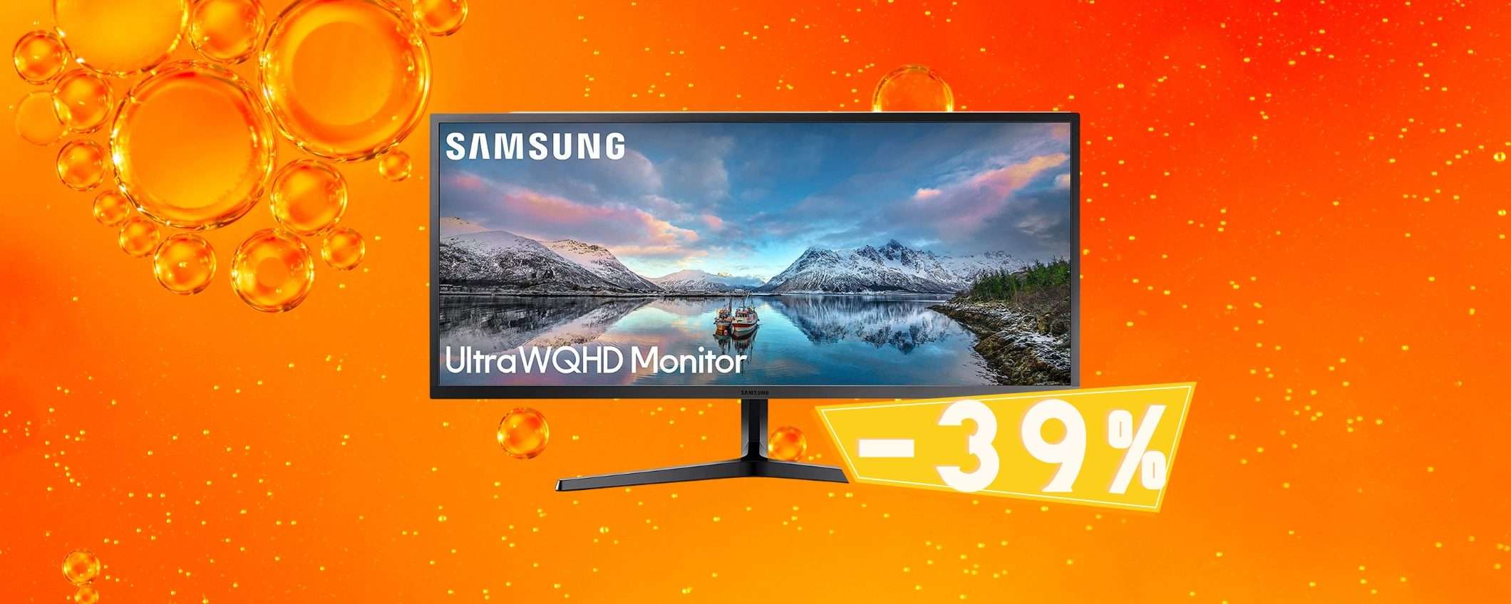 Samsung Monitor da 34 pollici: prezzo in CADUTA LIBERA (-39%) Samsung Monitor da 34 pollici: prezzo in CADUTA LIBERA (-39%)