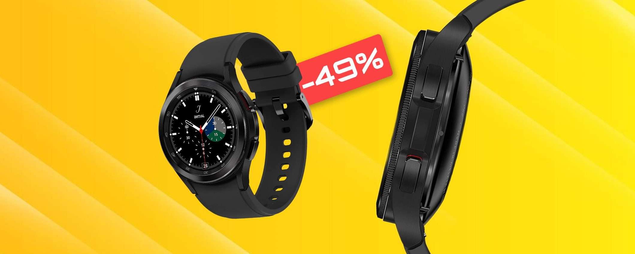 Samsung Galaxy Watch 4 Classic è già tuo a quasi METÀ PREZZO (186€) Samsung Galaxy Watch 4 Classic è già tuo a quasi METÀ PREZZO (186€)