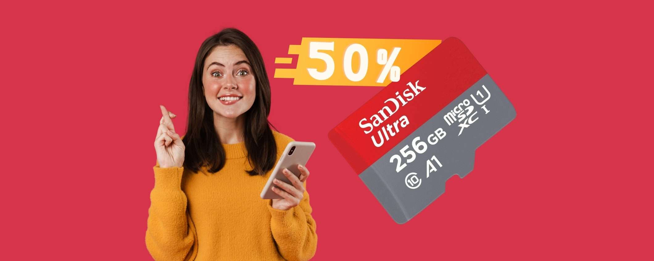 SanDisk Ultra da 256GB a soli 31€: da prendere ADESSO