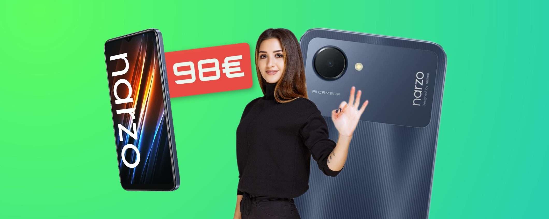 Realme Narzo 50i Prime: un AFFARE con soli 98€ al Cyber Monday