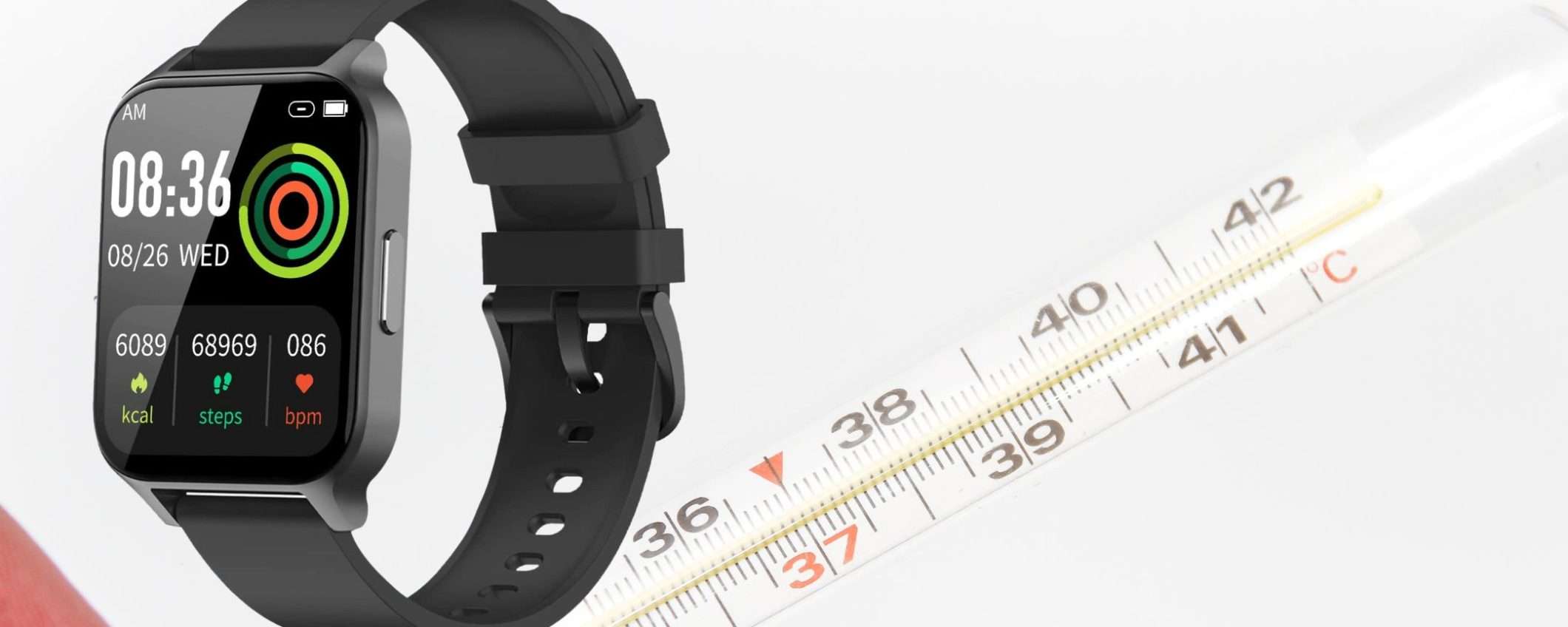 Uno smartwatch per la salute a 29€: misura anche la FEBBRE Uno smartwatch per la salute a 29€: misura anche la FEBBRE