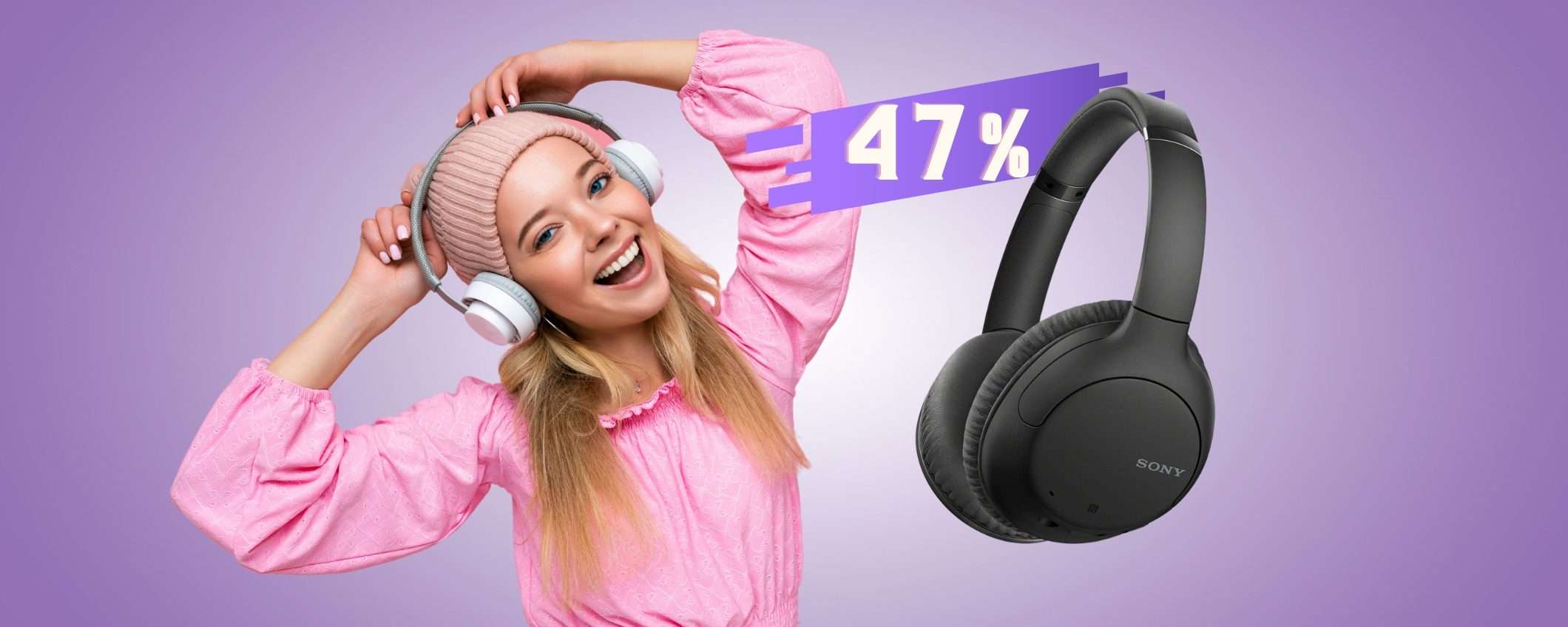 Sony WH-CH710N: le cuffie wireless definitive in SCONTO del 47% Sony WH-CH710N: le cuffie wireless definitive in SCONTO del 47%