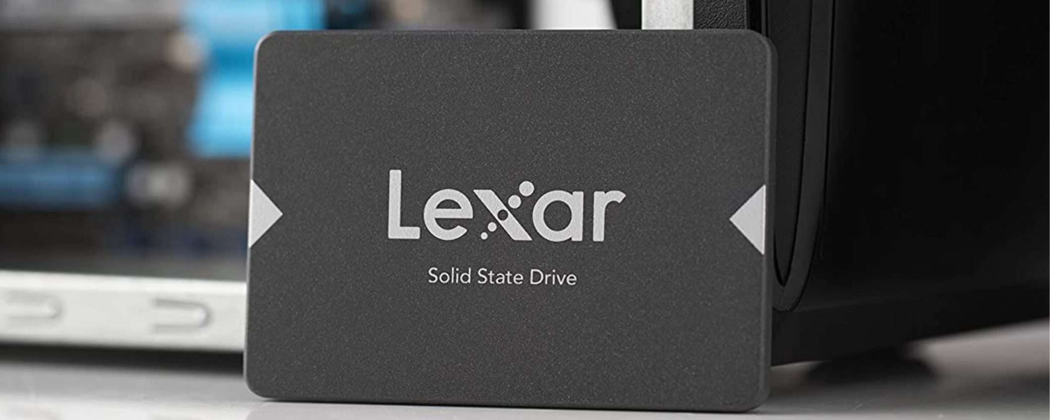 Lexar: 14€ per un SSD 128GB velocissimo, offerta LIMITATISSIMA