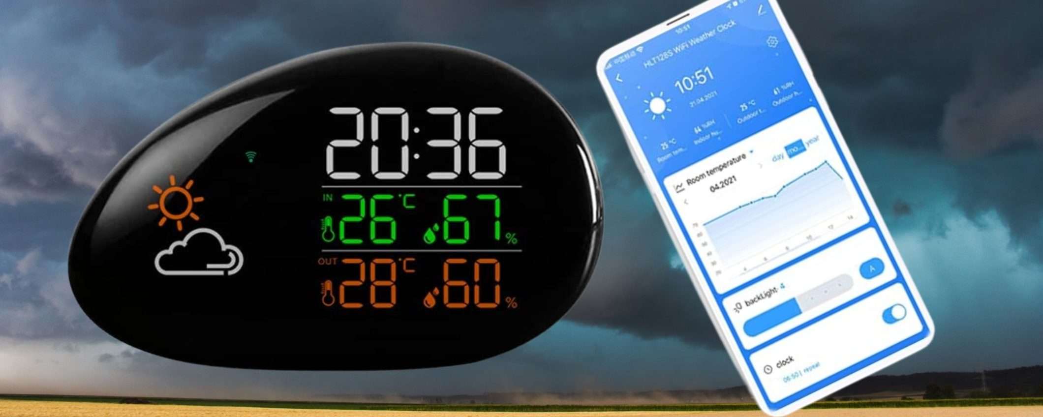 Stazione meteo SMART straordinaria nel design: tua a 25€ (doppio sconto) Stazione meteo SMART straordinaria nel design: tua a 25€ (doppio sconto)