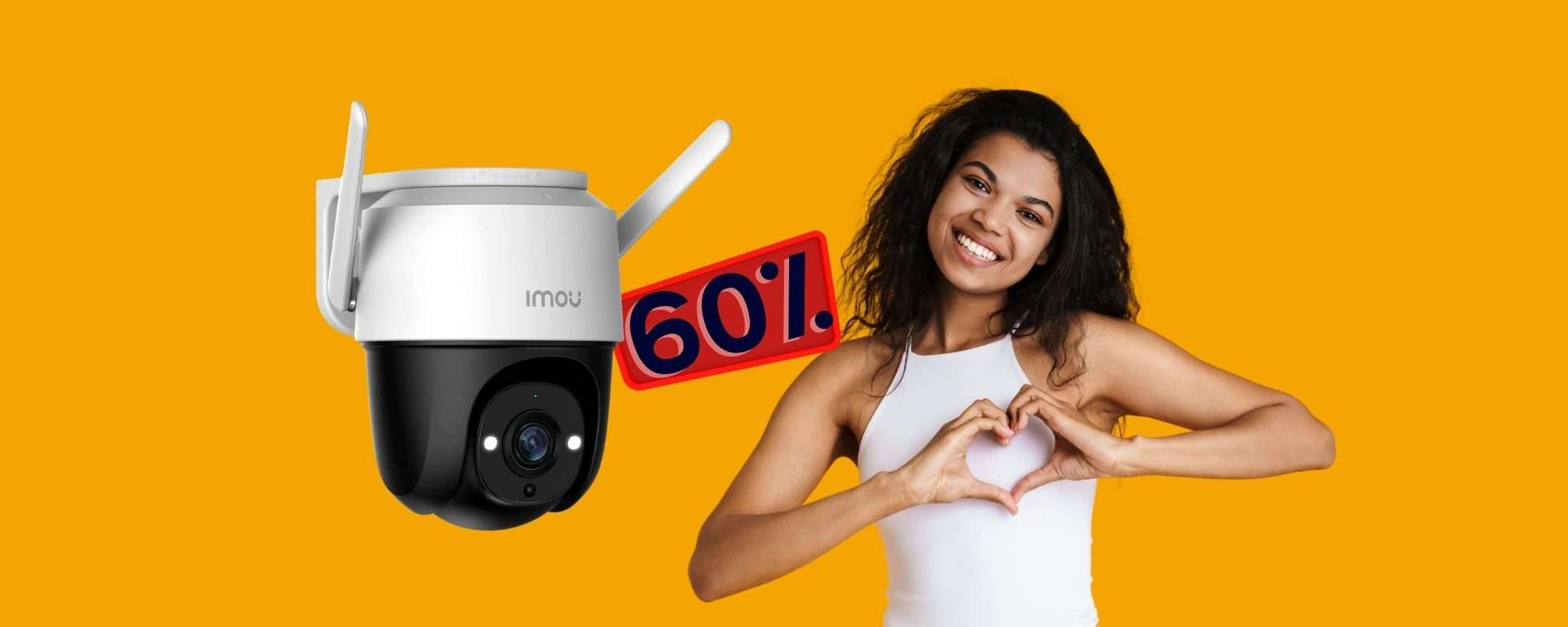 Telecamera Wifi da esterno a MENO di 40€ su Amazon Telecamera Wifi da esterno a MENO di 40€ su Amazon