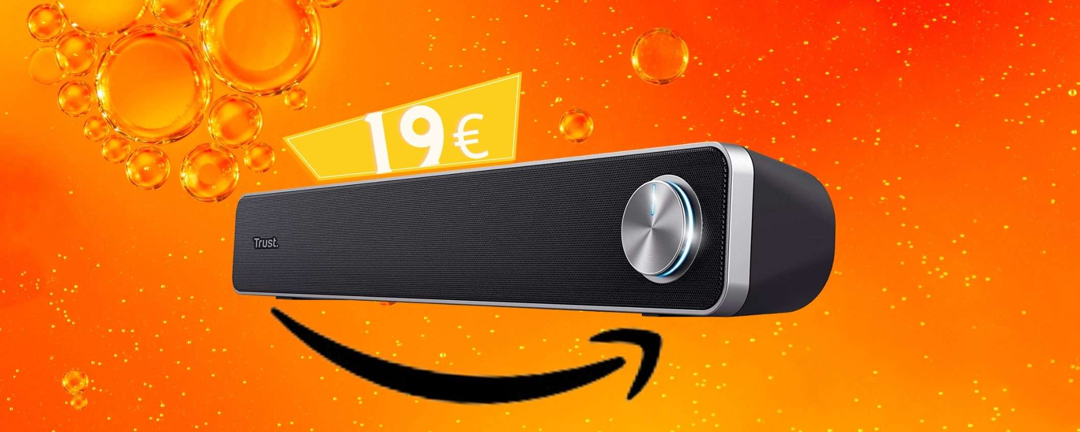 Trust Arys: soundbar PC compatta a MENO di 20€ Trust Arys: soundbar PC compatta a MENO di 20€
