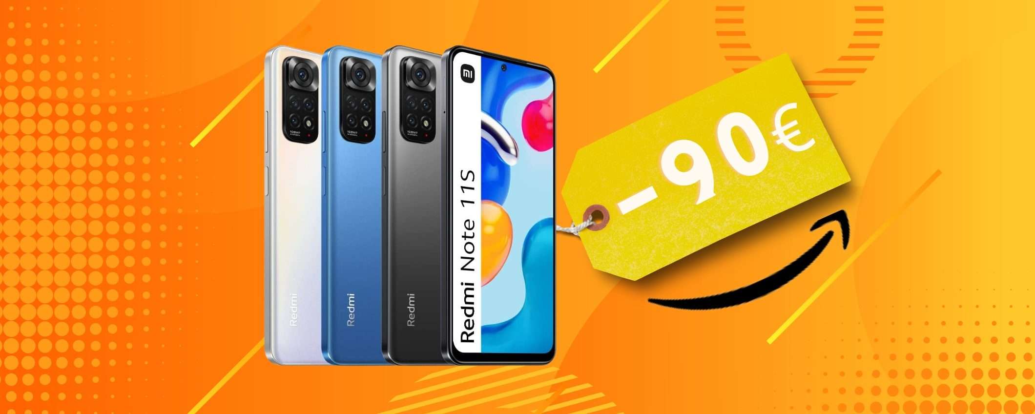 Xiaomi Redmi Note 11S a 90€ in MENO su Amazon Xiaomi Redmi Note 11S a 90€ in MENO su Amazon