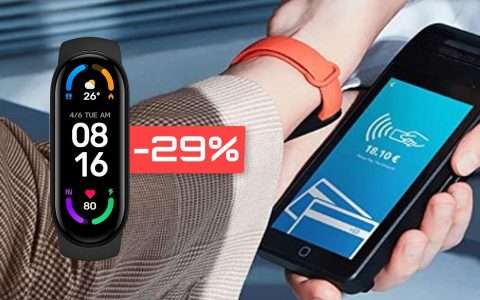 Xiaomi Smart Band 6 NFC, il meglio per i pagamenti CONTACTLESS: 38€
