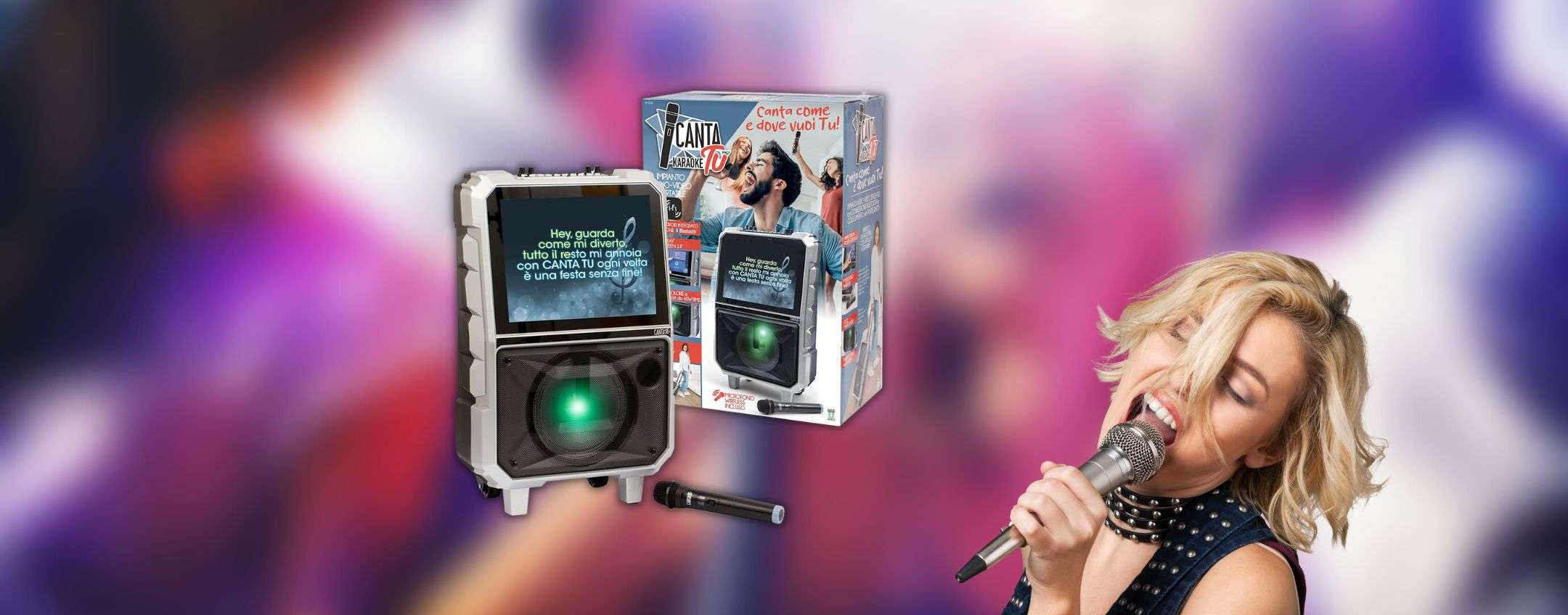 Canta Tu Karaoke, Microfono Karaoke Wireless 2022, Portata 10