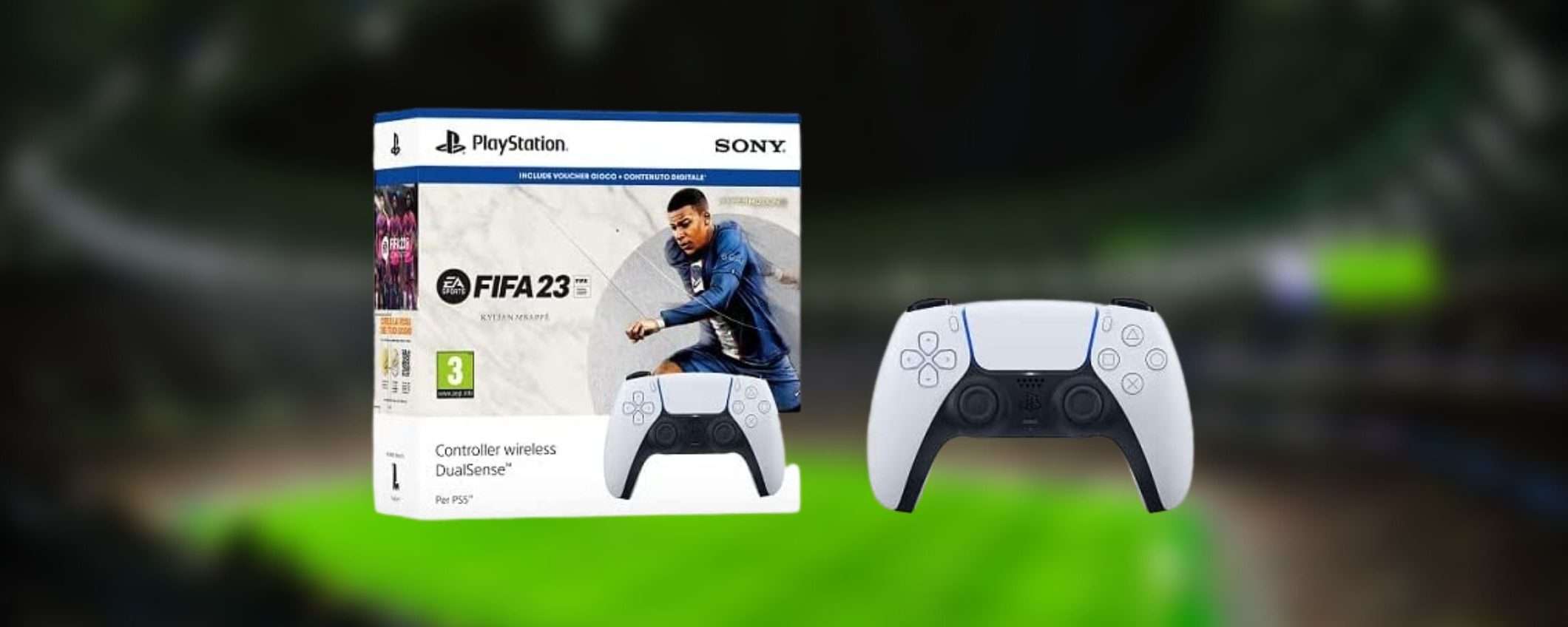 DualSense con FIFA 23 in offerta Amazon: uno dei due non lo paghi DualSense con FIFA 23 in offerta Amazon: uno dei due non lo paghi