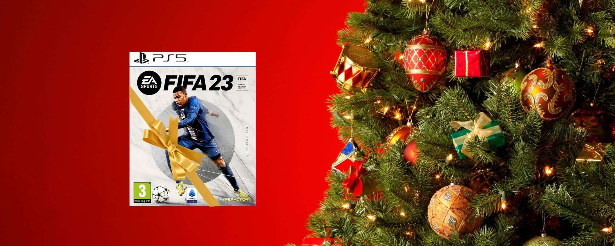Regala FIFA 23 PS5 per Natale: in offerta limitata a soli 49 euro
