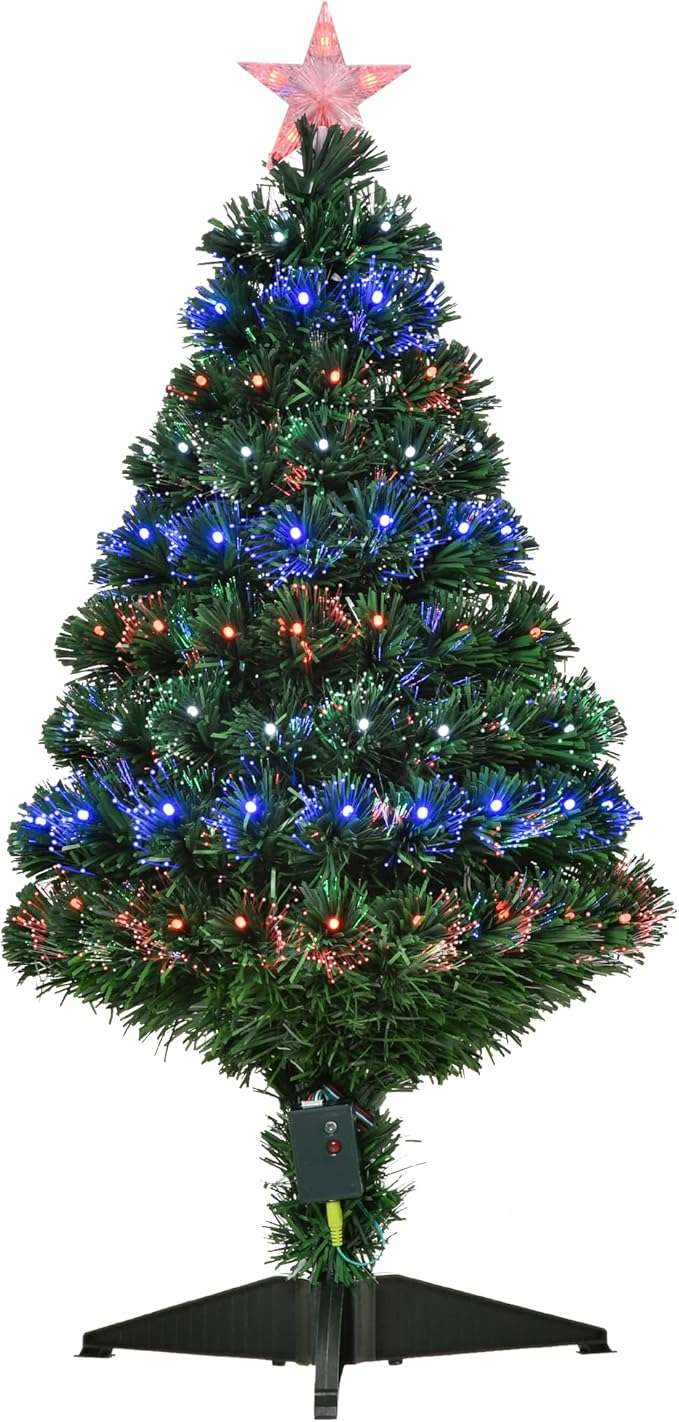 HOMCOM Albero di Natale Artificiale 90cm HOMCOM Albero di Natale Artificiale 90cm