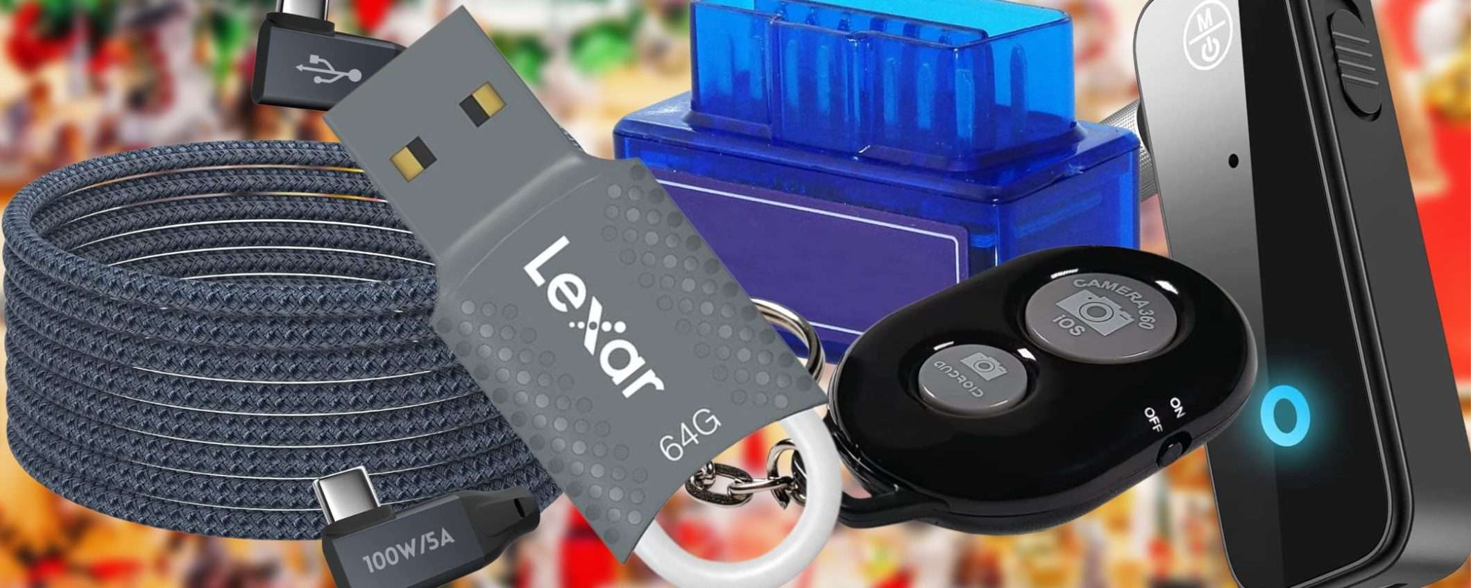 Mercatino di Natale TECH su Amazon: 6 gadget WOW a meno di 7€ Mercatino di Natale TECH su Amazon: 6 gadget WOW a meno di 7€