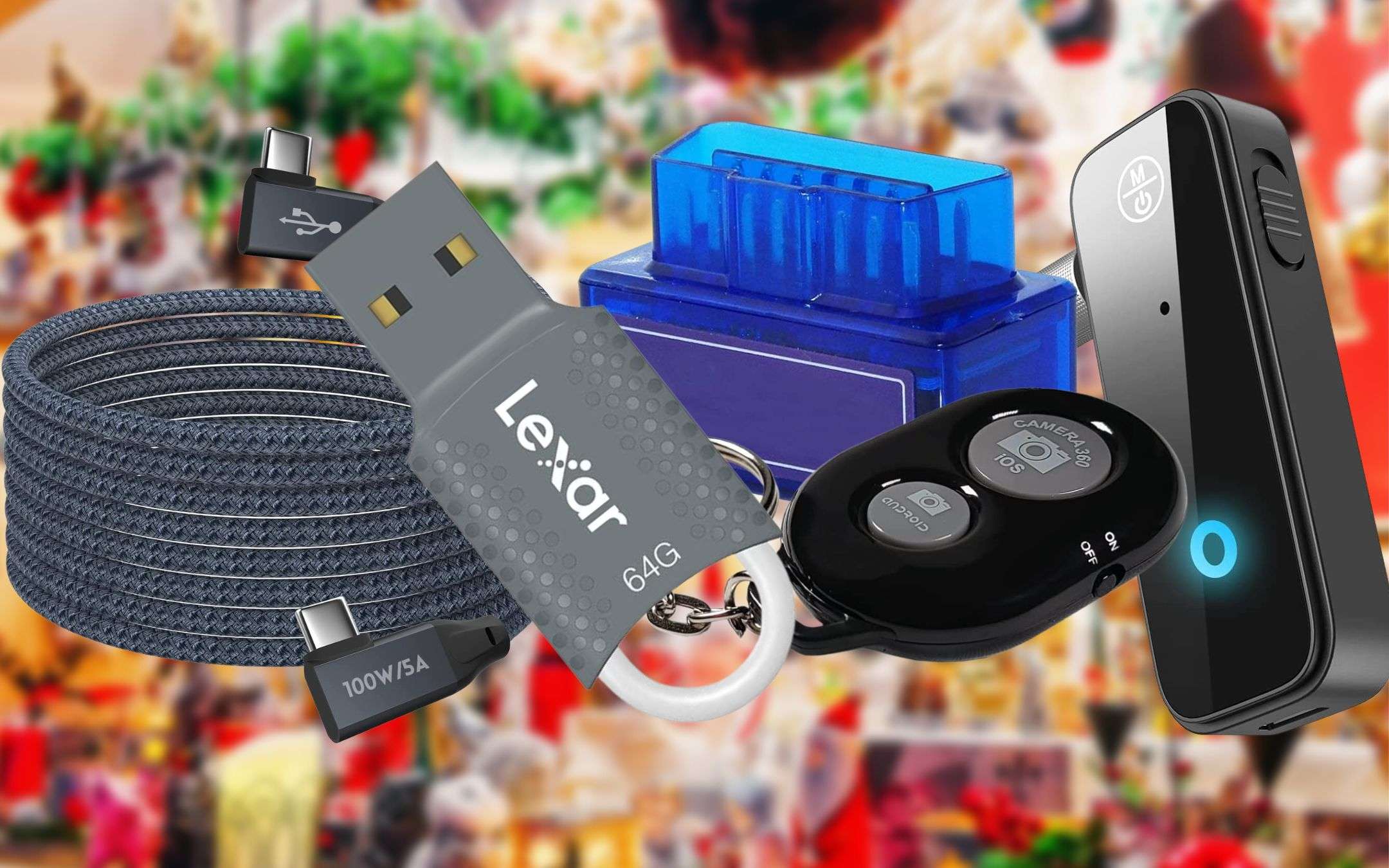 Mercatino di Natale TECH su : 6 gadget WOW a meno di 7€