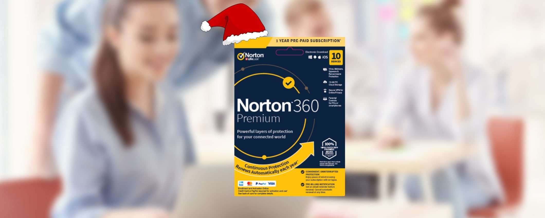 Norton Antivirus, il più venduto, ora è in offerta per Natale