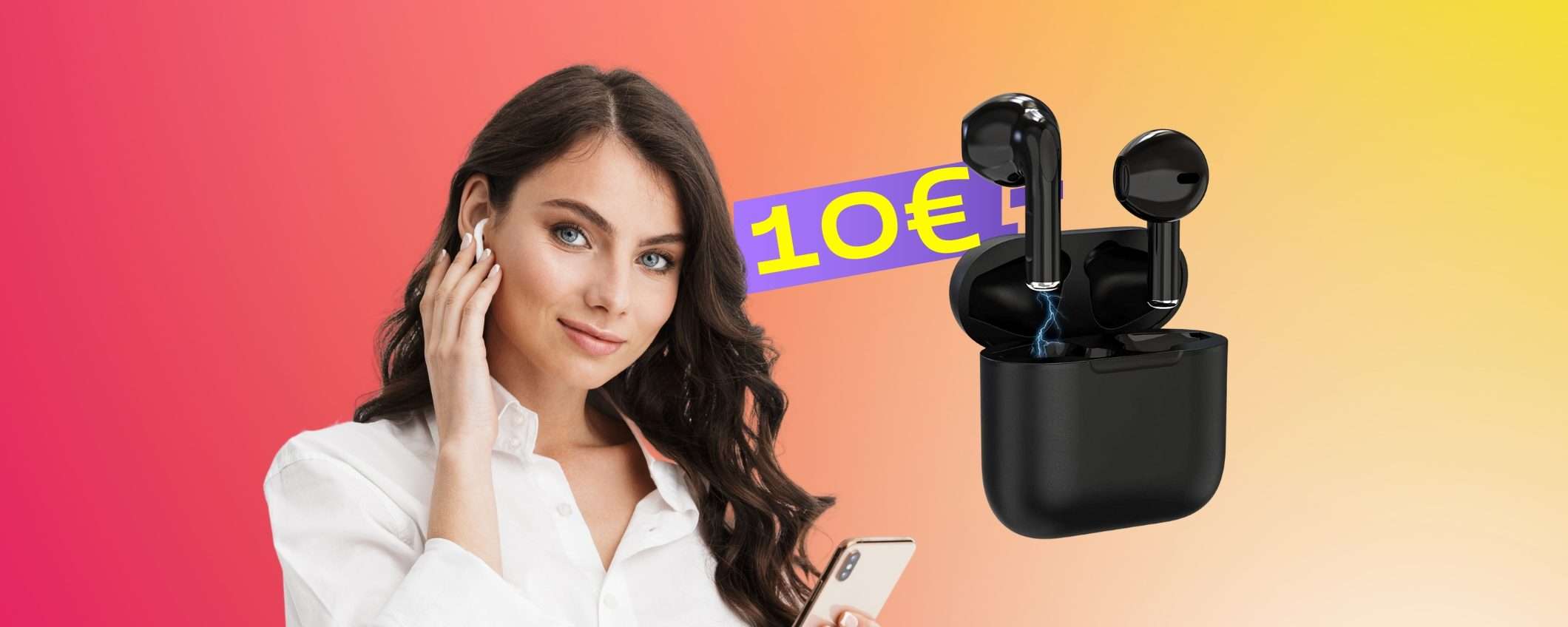 Auricolari Bluetooth impermeabili con 30 ore autonomia a 10€ (-78%) Auricolari Bluetooth impermeabili con 30 ore autonomia a 10€ (-78%)