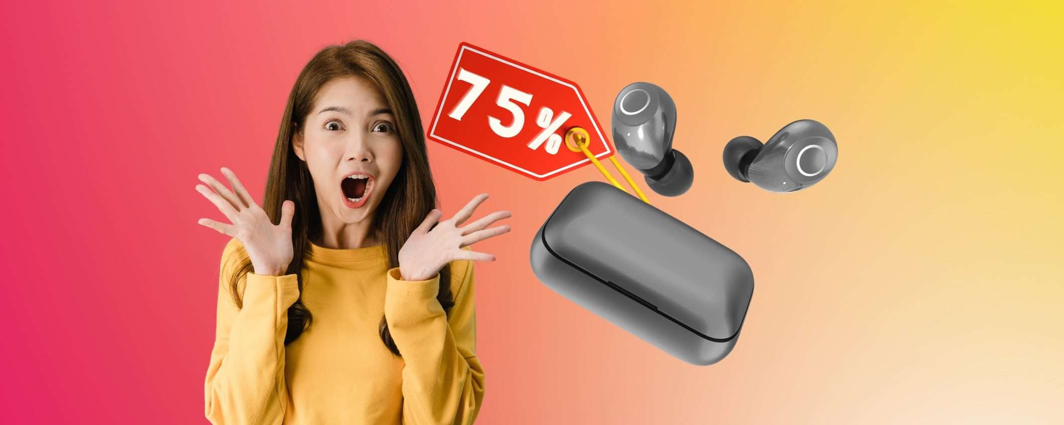 Auricolari Bluetooth a meno di 10€: BOMBA Amazon da prendere al volo Auricolari Bluetooth a meno di 10€: BOMBA Amazon da prendere al volo