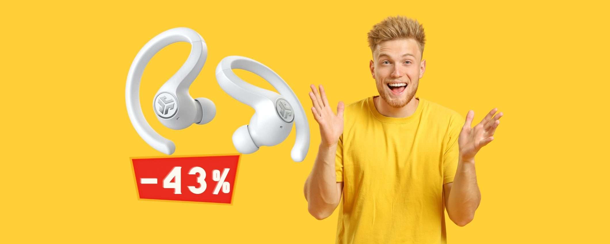 Auricolari Bluetooth per lo sport a prezzo SHOCK (-43%) Auricolari Bluetooth per lo sport a prezzo SHOCK (-43%)