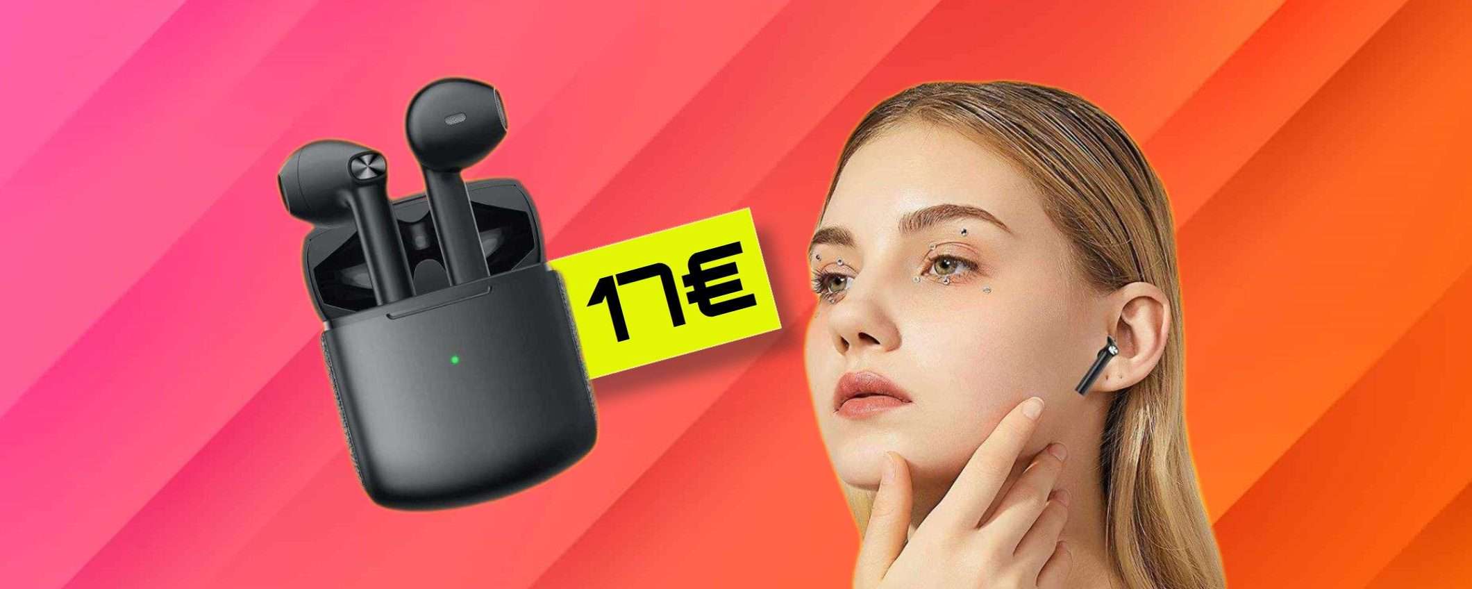 Auricolari con controlli touch, impermeabili e suono Hi-Fi: bastano 17€ Auricolari con controlli touch, impermeabili e suono Hi-Fi: bastano 17€