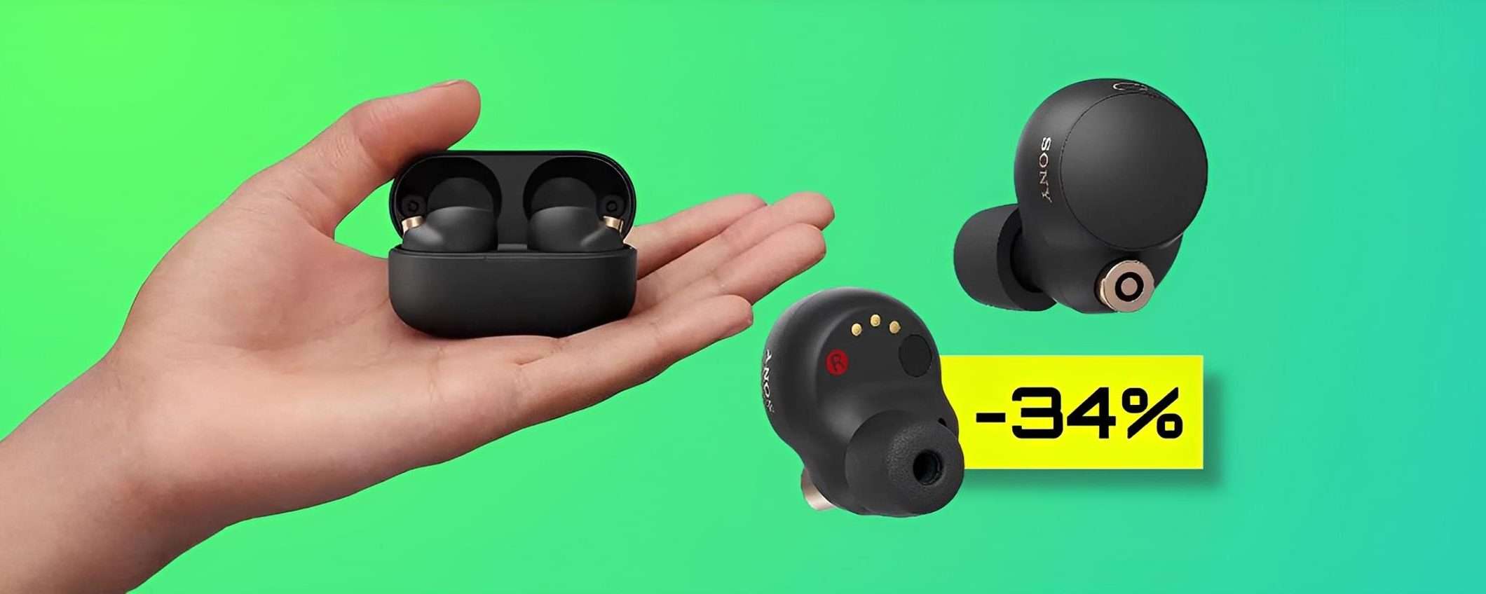 Auricolari Sony: pura POTENZA musicale per tutta la giornata (-34%) Auricolari Sony: pura POTENZA musicale per tutta la giornata (-34%)