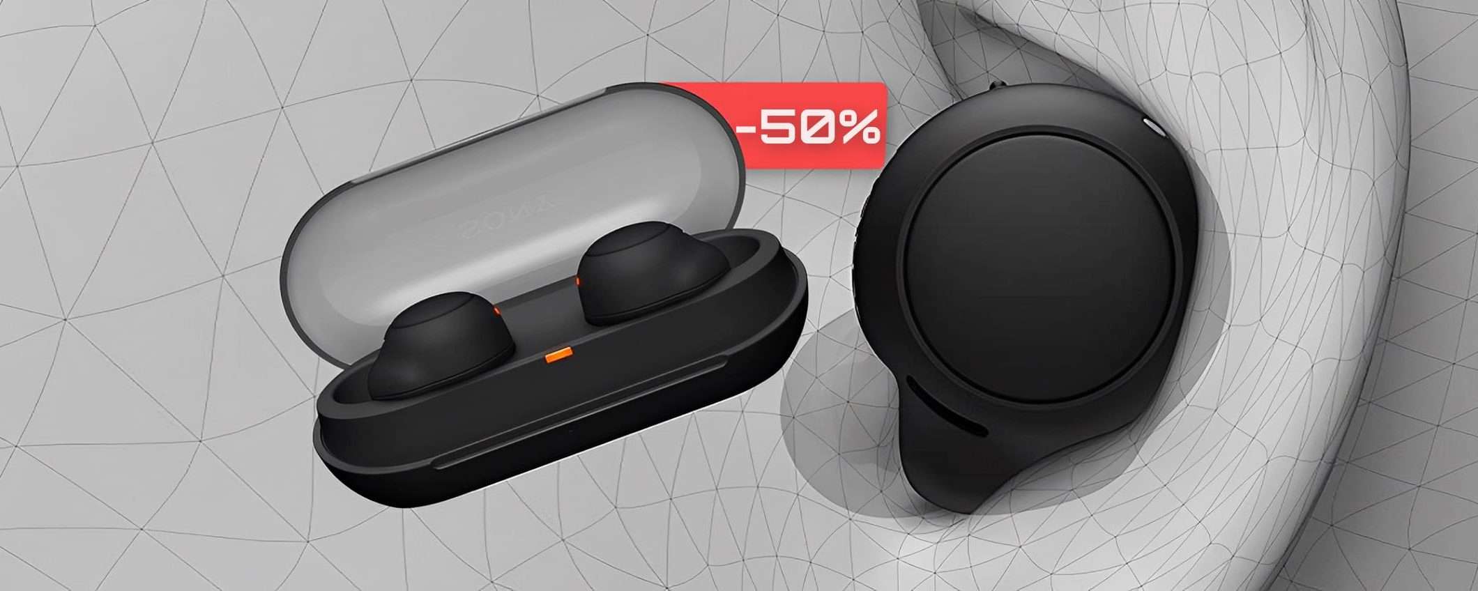 Auricolari Sony, MASSIMA qualità alla METÀ del prezzo: solo 49€ Auricolari Sony, MASSIMA qualità alla METÀ del prezzo: solo 49€