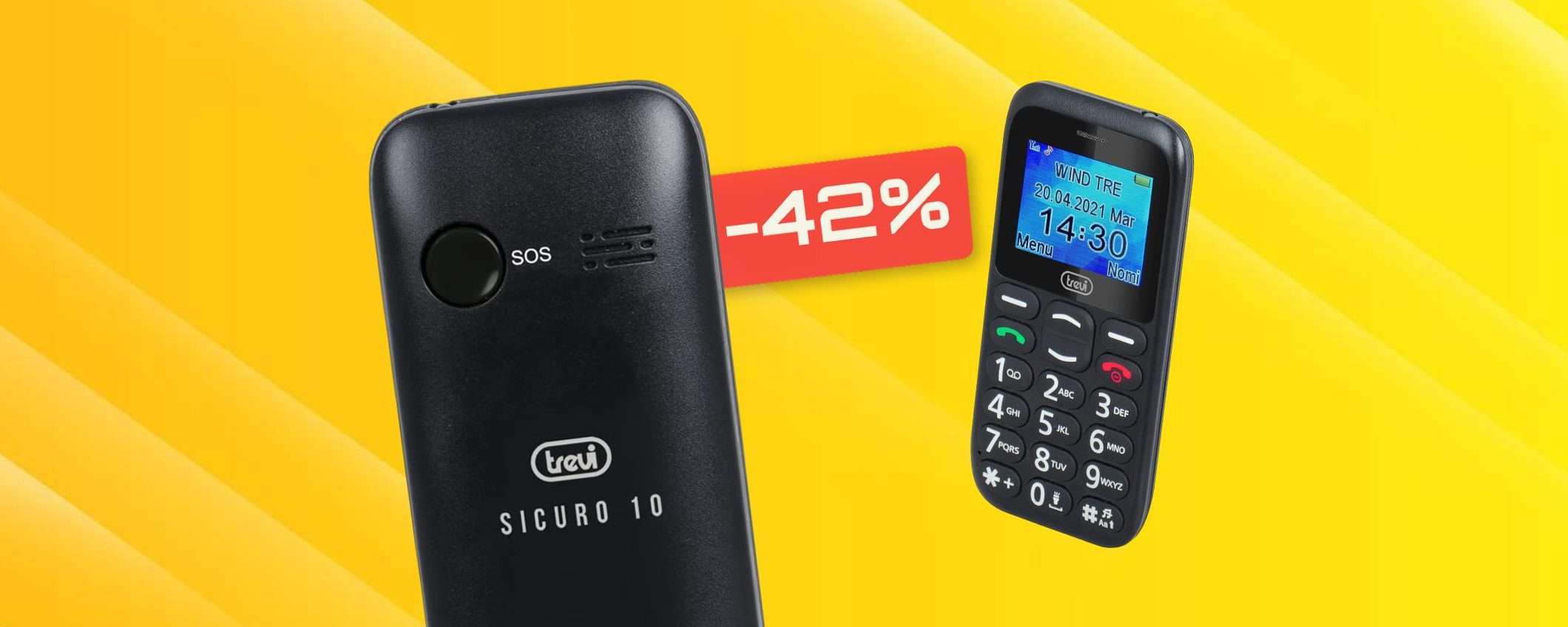 Cellulare Trevi con tasto SOS a 22€: miglior regalo di Natale per i nonni Cellulare Trevi con tasto SOS a 22€: miglior regalo di Natale per i nonni