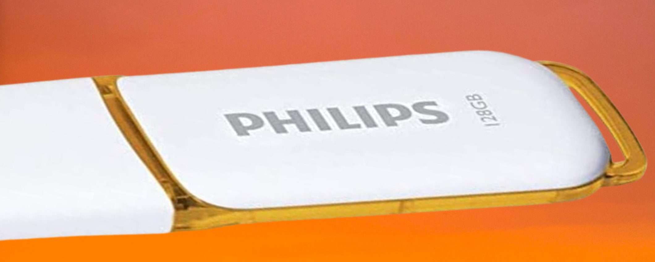 Da Philips, un chiavetta USB 128GB a 10€: sconto BOMBA del 69%
