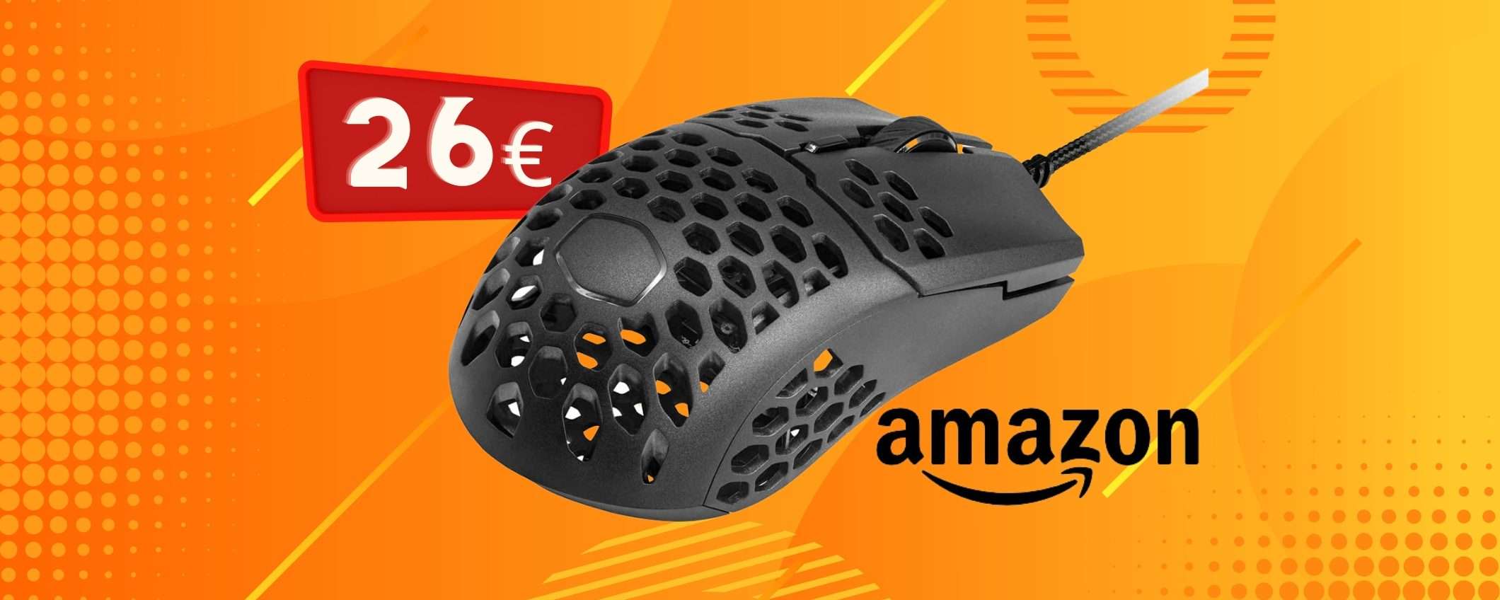 Cooler Master MM710: il mouse gaming ultraleggero a 26€ su Amazon Cooler Master MM710: il mouse gaming ultraleggero a 26€ su Amazon