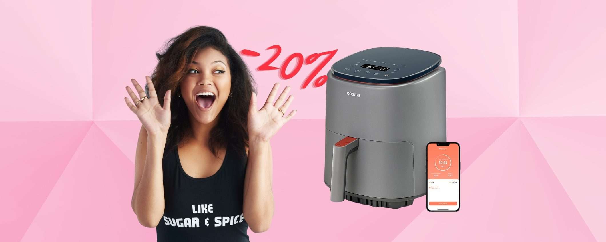 Cosori: friggitrice ad aria smart e la cucina diventa intelligente Cosori: friggitrice ad aria smart e la cucina diventa intelligente