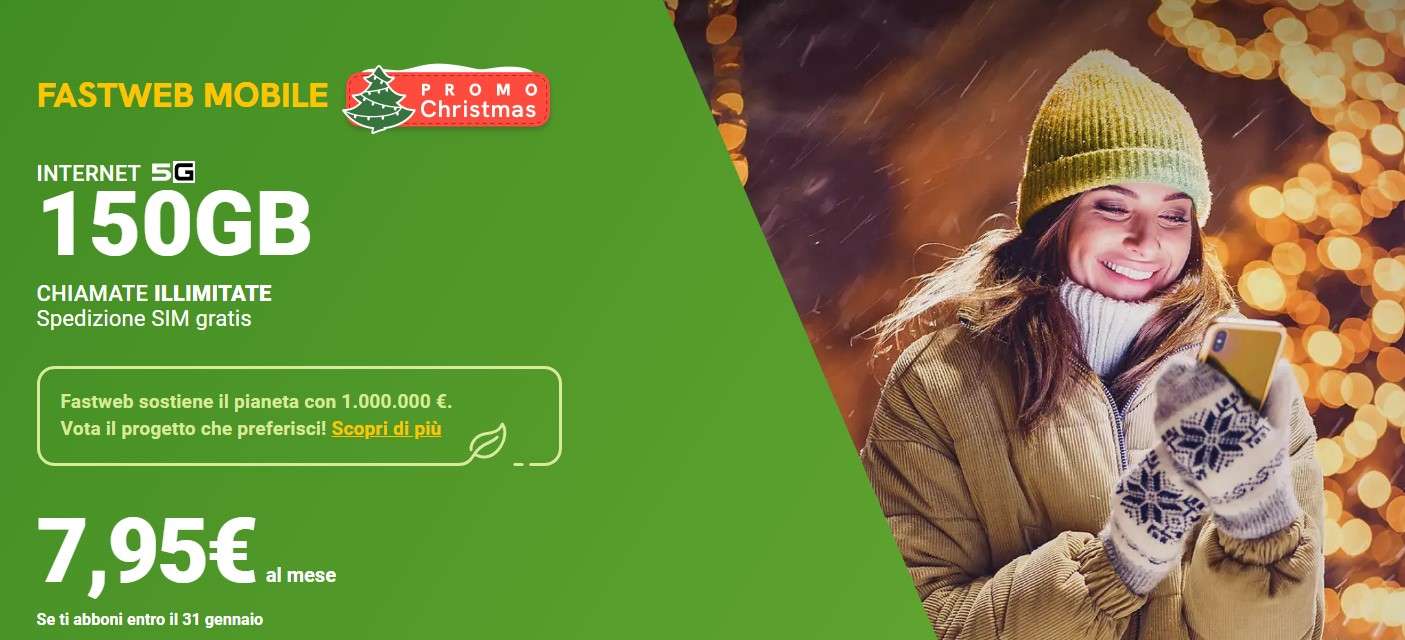 fastweb offerta natale