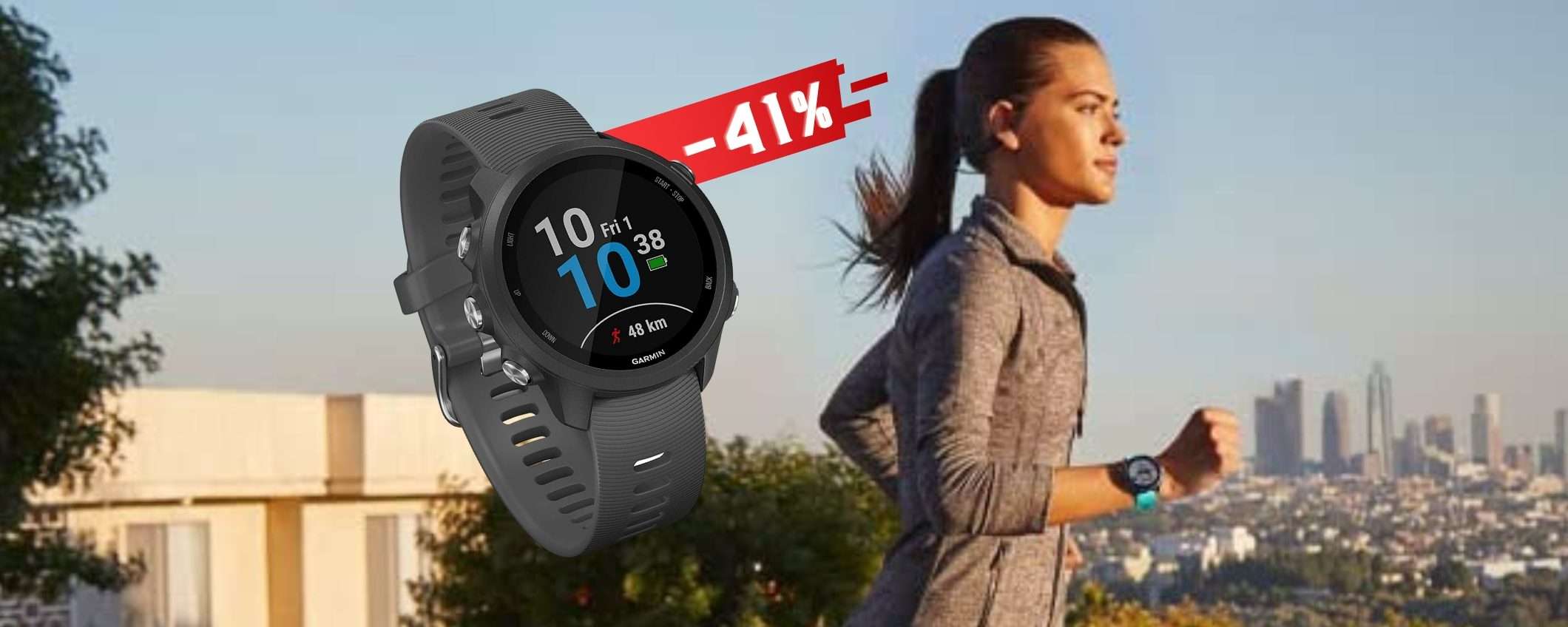 Garmin Forerunner 245 a prezzo SGRETOLATO su Amazon (-41%)