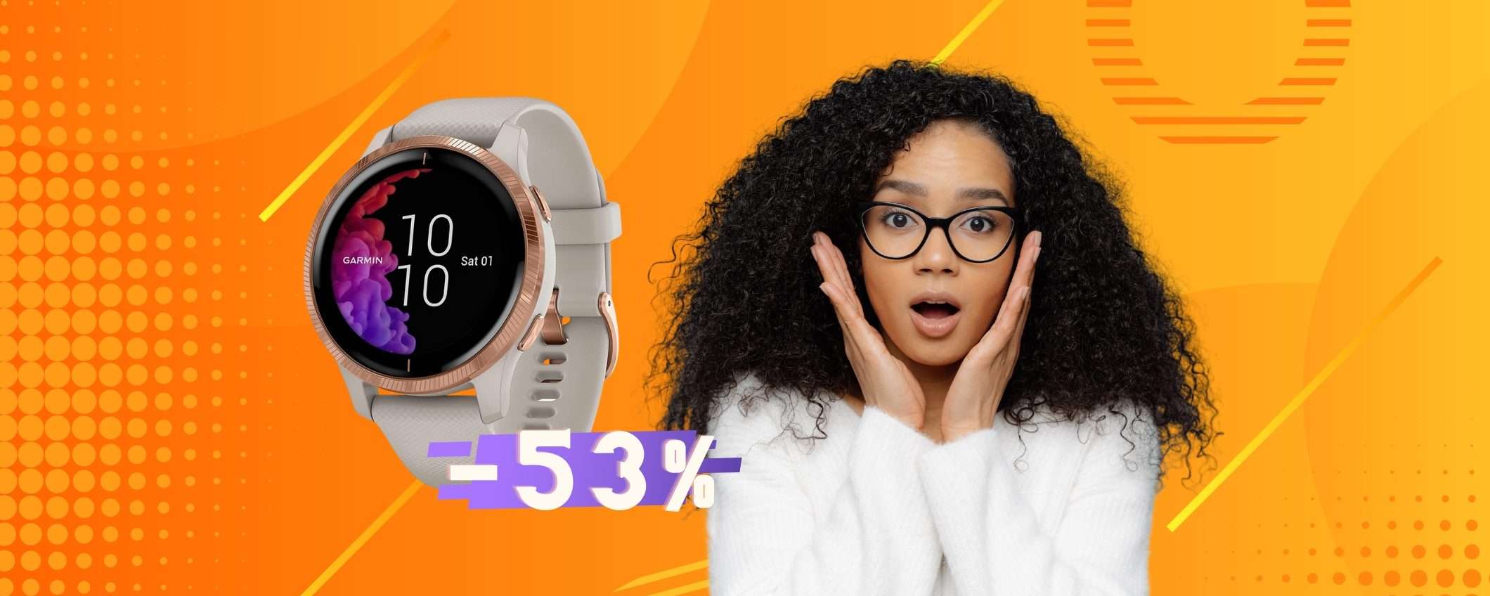 Garmin Venu: il RE degli smartwatch al MINIMO STORICO (-53%) Garmin Venu: il RE degli smartwatch al MINIMO STORICO (-53%)