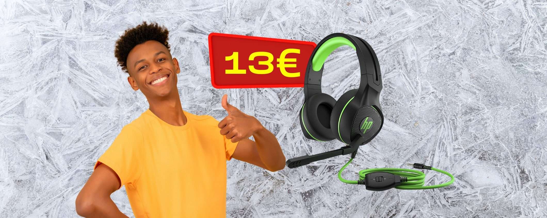 HP Pavilion: cuffie gaming con microfono a prezzo ASSURDO (-65%) HP Pavilion: cuffie gaming con microfono a prezzo ASSURDO (-65%)