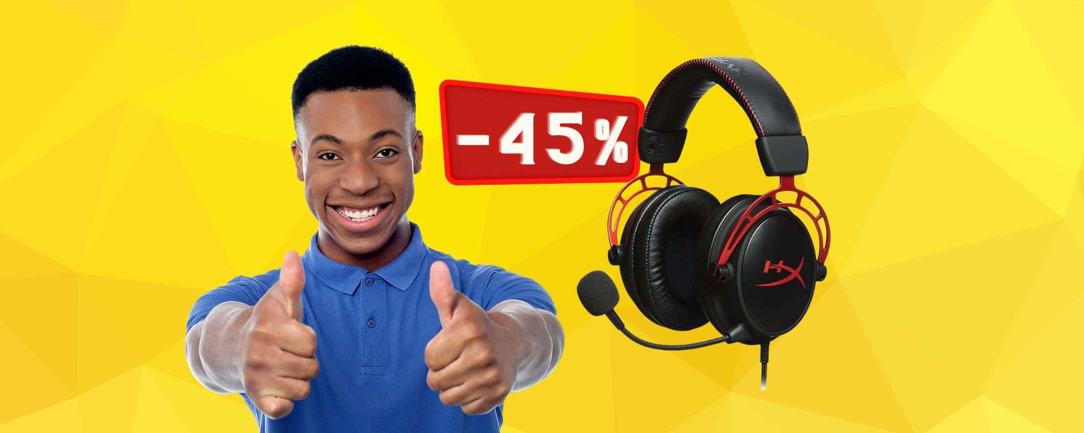 HyperX Cloud Alpha: cuffie da gaming d'ECCELLENZA a prezzo WOW HyperX Cloud Alpha: cuffie da gaming d'ECCELLENZA a prezzo WOW