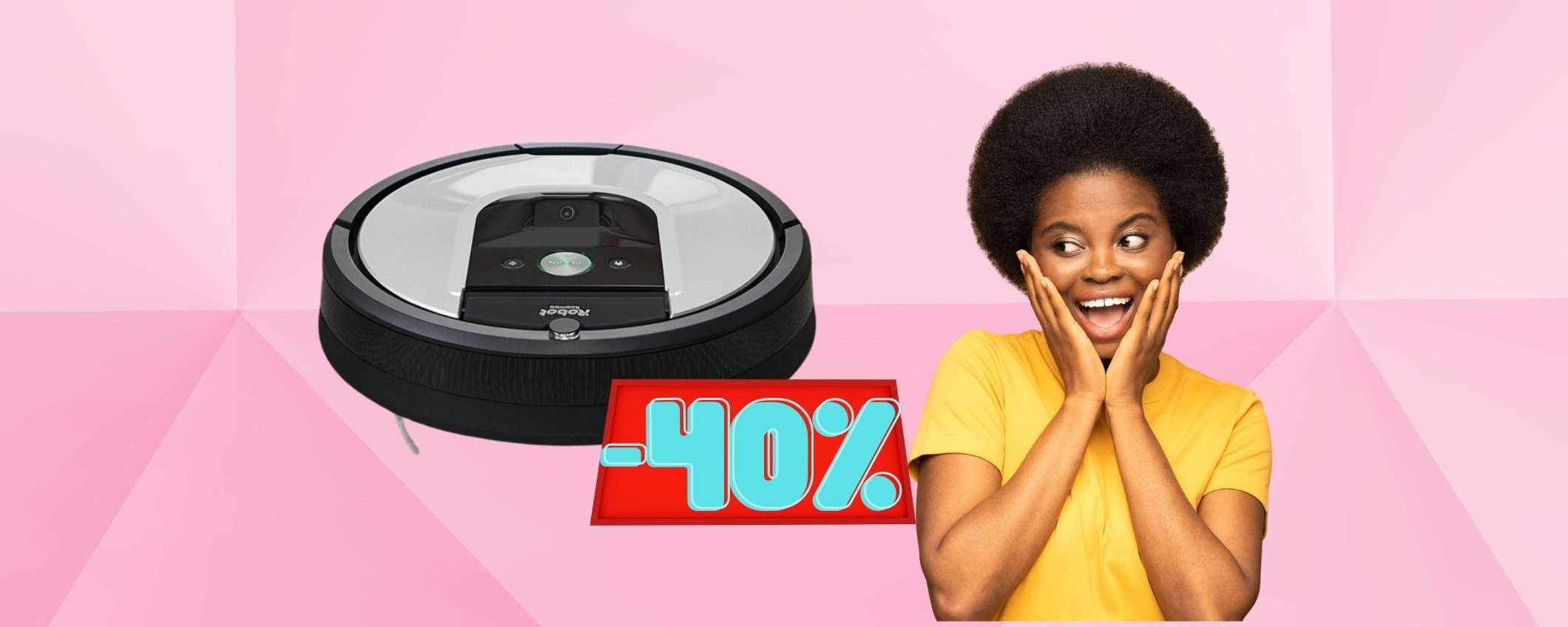 iRobot Roomba: il SUPER robot aspirapolvere a prezzo CLAMOROSO (-40%) iRobot Roomba: il SUPER robot aspirapolvere a prezzo CLAMOROSO (-40%)