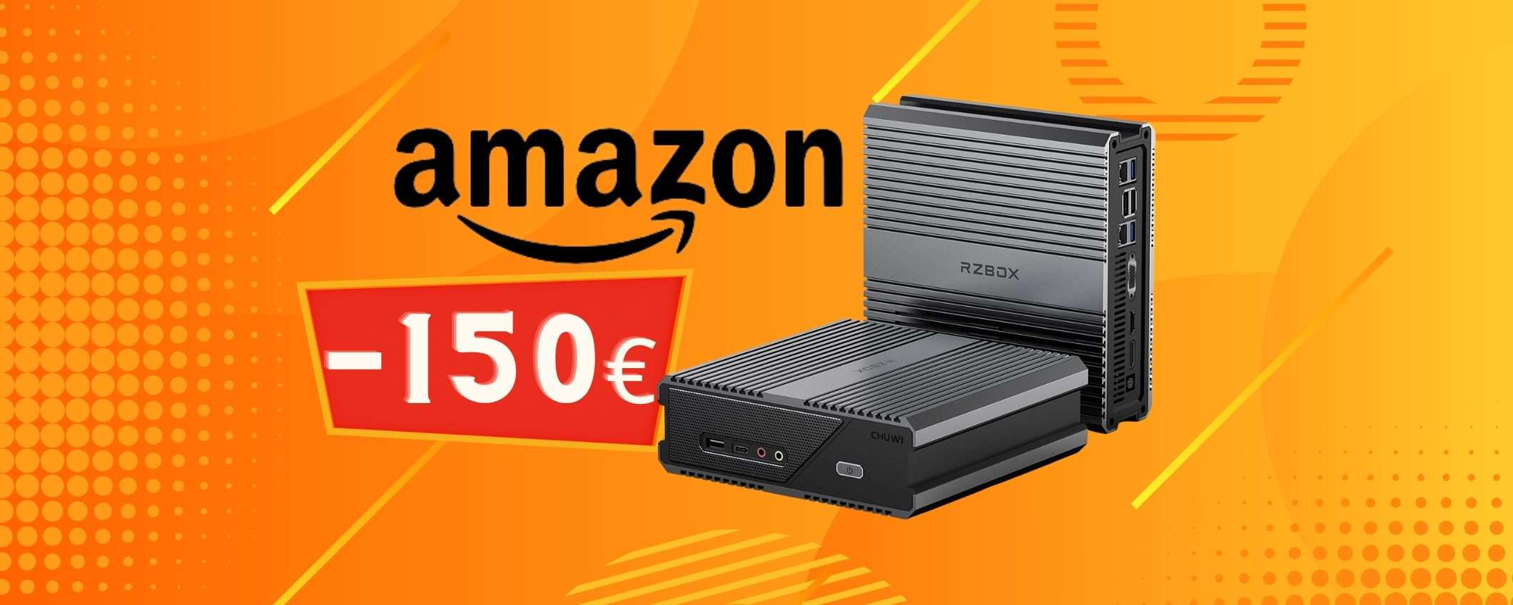 Mini PC con Ryzen 7, 16GB di RAM e SSD da 512GB a 150€ in MENO Mini PC con Ryzen 7, 16GB di RAM e SSD da 512GB a 150€ in MENO