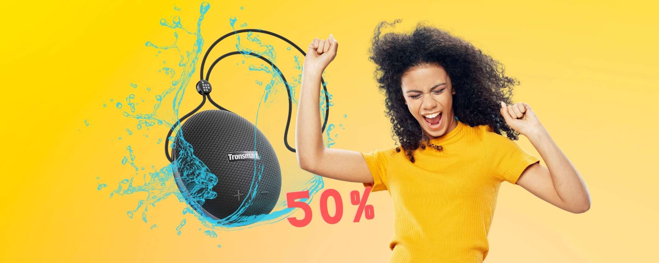 Mini speaker Bluetooth che va sott'acqua a 17€ (Amazon) Mini speaker Bluetooth che va sott'acqua a 17€ (Amazon)
