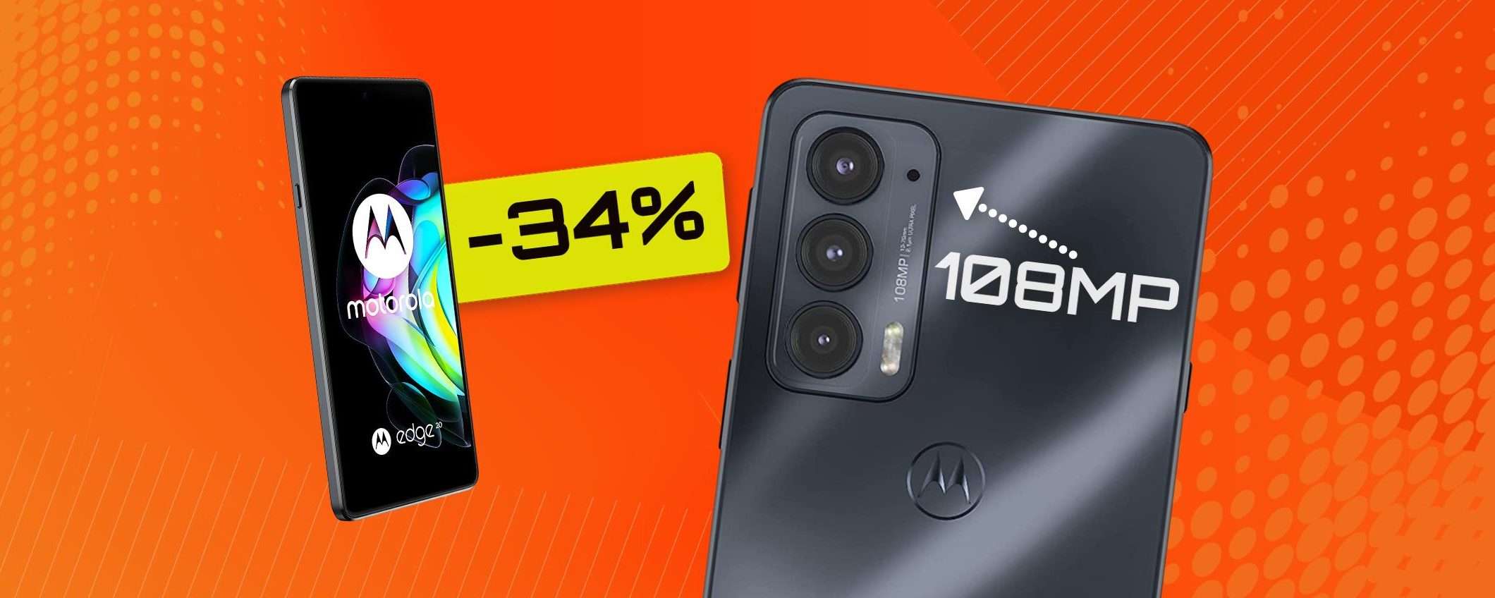 Motorola Edge 20 5G è lo smartphone da regalare a Natale (-155€) Motorola Edge 20 5G è lo smartphone da regalare a Natale (-155€)