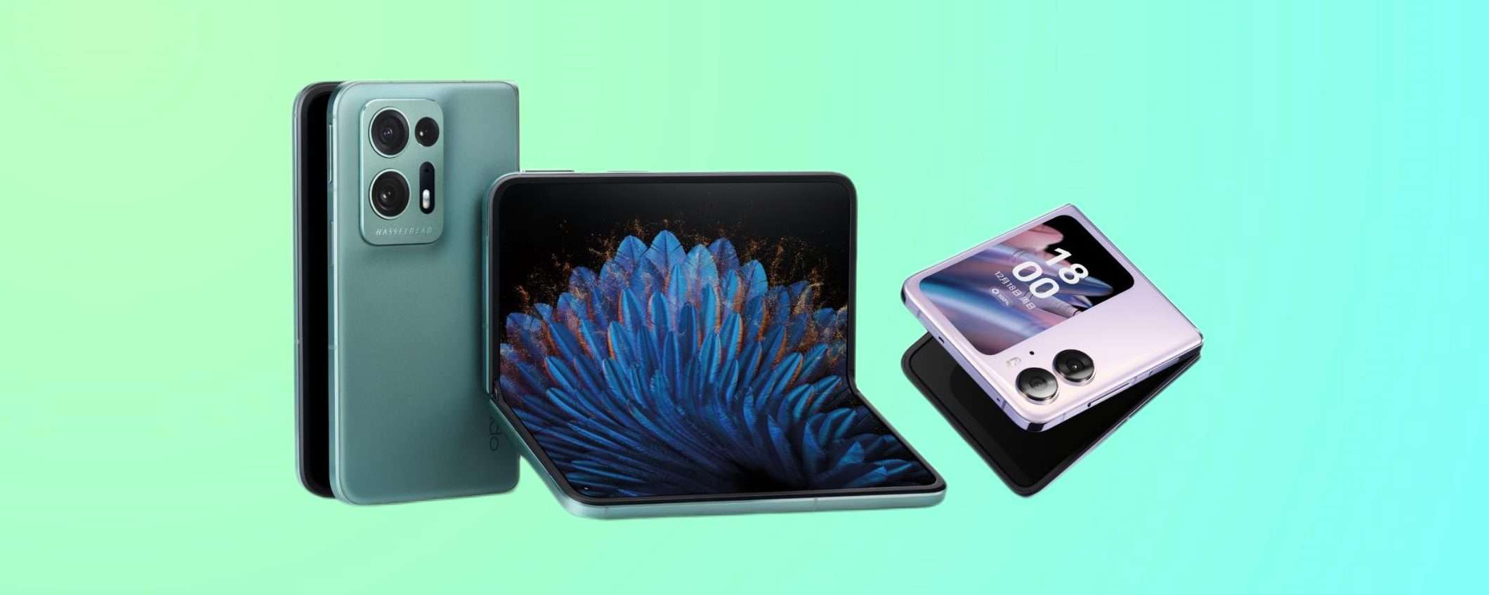 OPPO Find N2 ed N2 Flip ufficiali: leggeri, sottili e soprattutto pieghevoli OPPO Find N2 ed N2 Flip ufficiali: leggeri, sottili e soprattutto pieghevoli