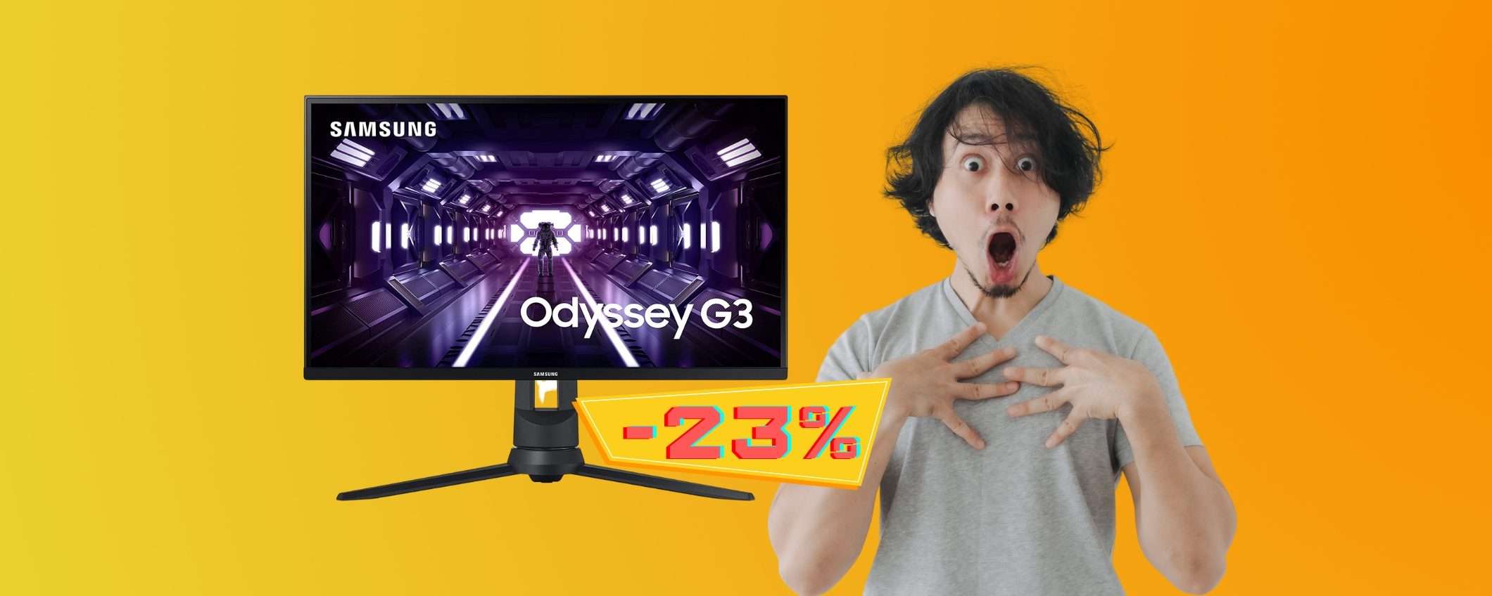 Samsung Odyssey G3: monitor gaming EPICO a prezzo WOW Samsung Odyssey G3: monitor gaming EPICO a prezzo WOW