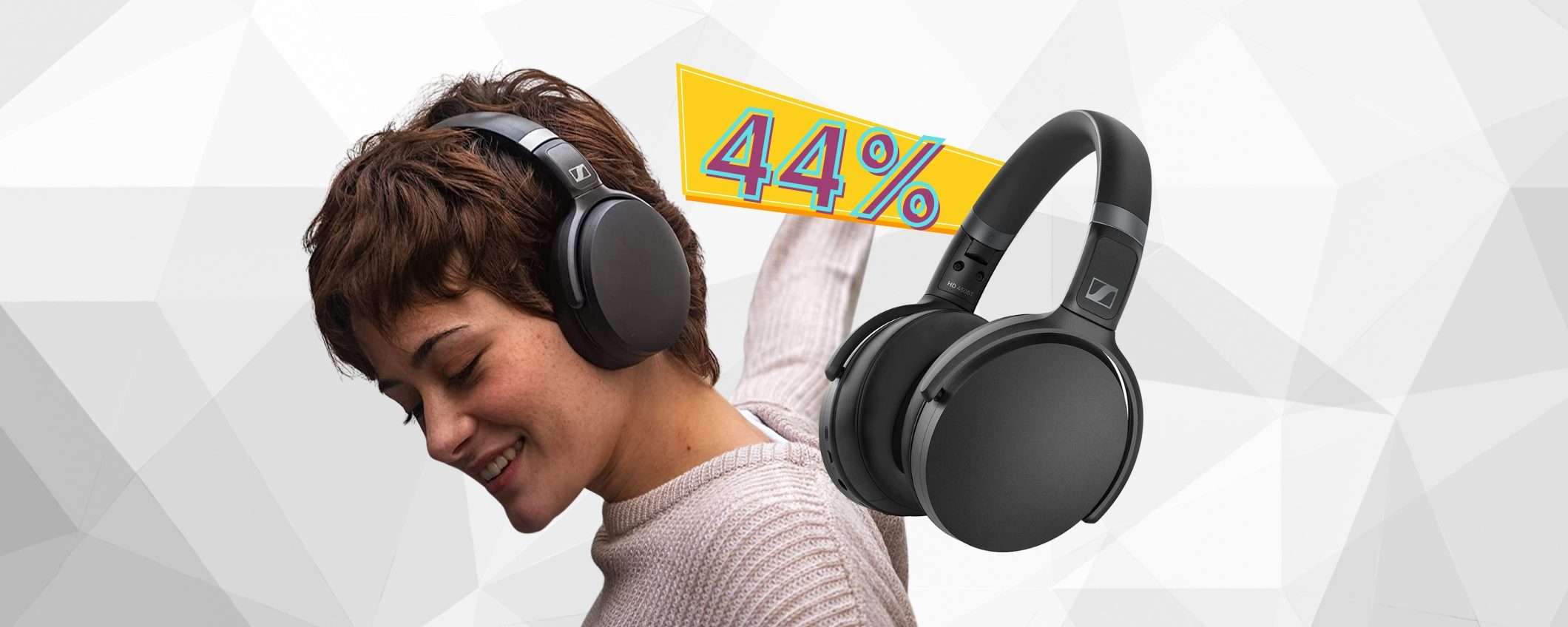 Sennheiser HD 450BT: cuffie wireless a prezzo STRACCIATO (-44%) Sennheiser HD 450BT: cuffie wireless a prezzo STRACCIATO (-44%)
