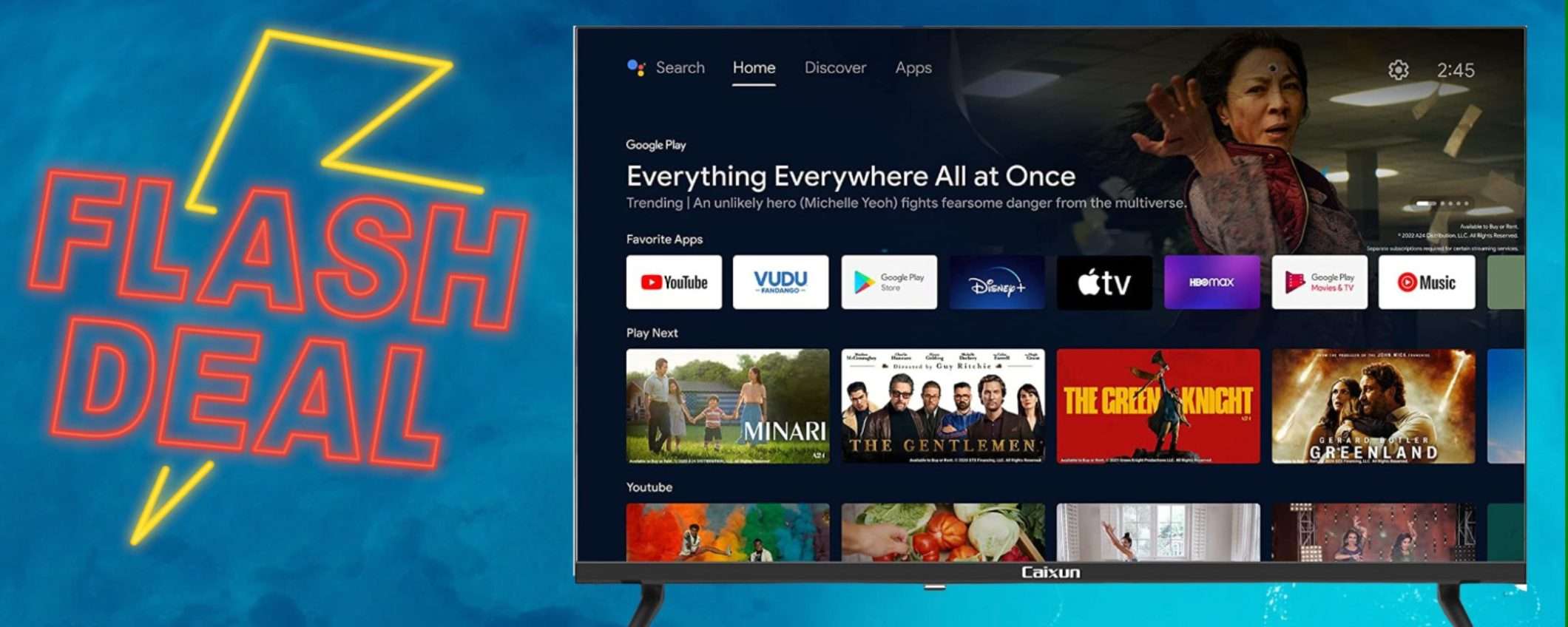 Solo 169€ per la smart TV Android 32 Solo 169€ per la smart TV Android 32