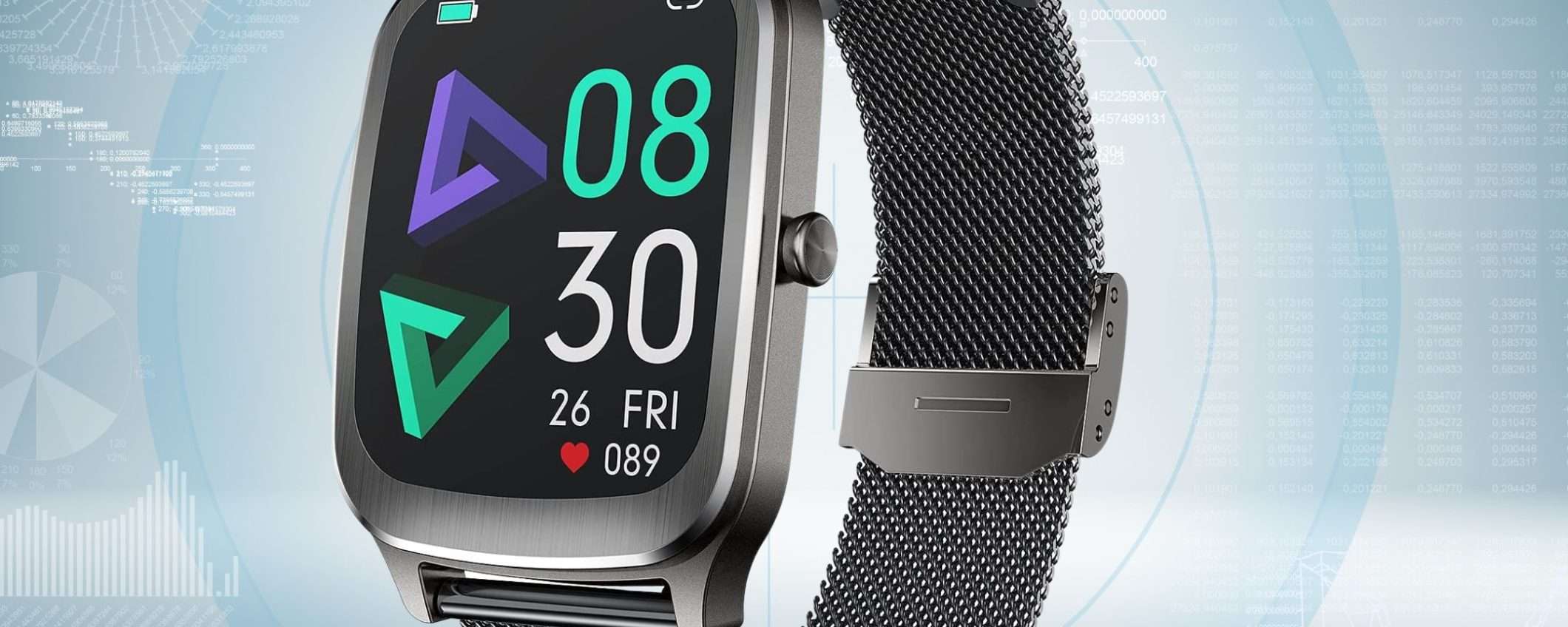 Bastano 20€ per questo smartwatch STREPITOSO (2 cinturini in confezione) Bastano 20€ per questo smartwatch STREPITOSO (2 cinturini in confezione)