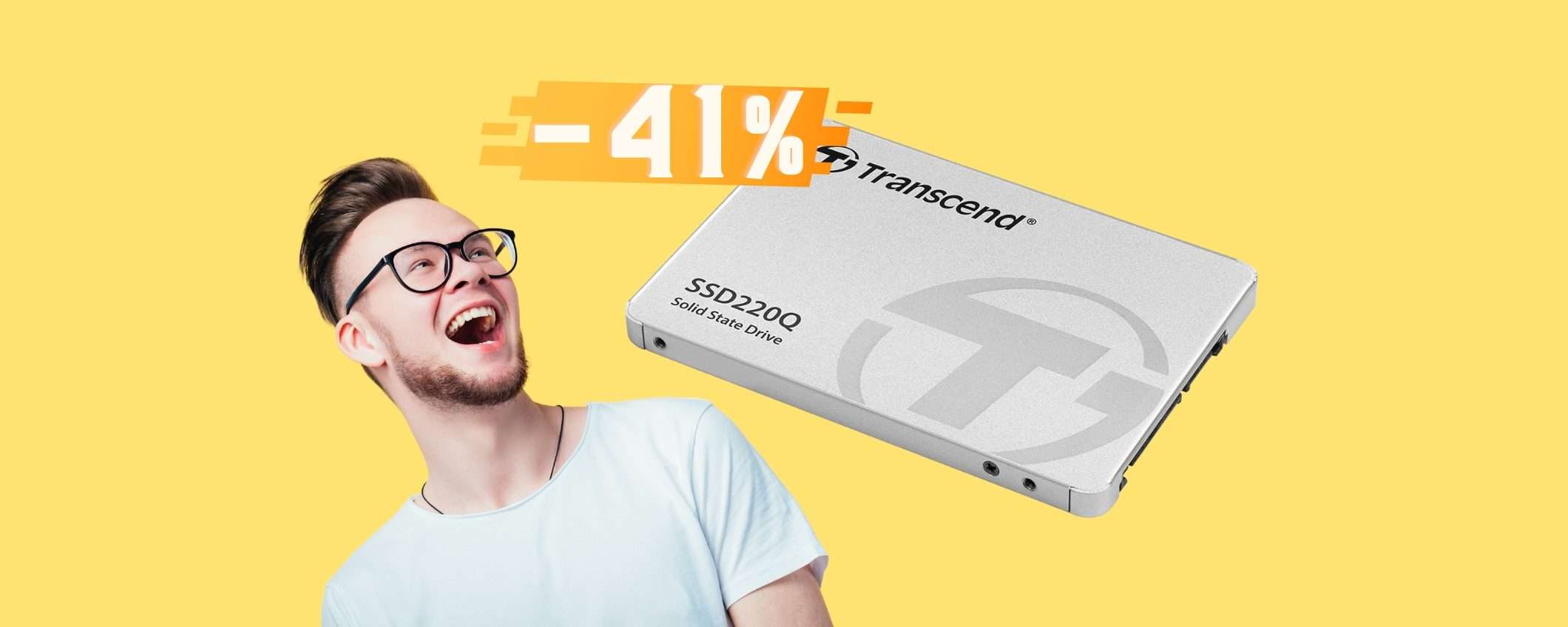 SSD interno da 1TB: Amazon SVENDE TUTTO (-41%)