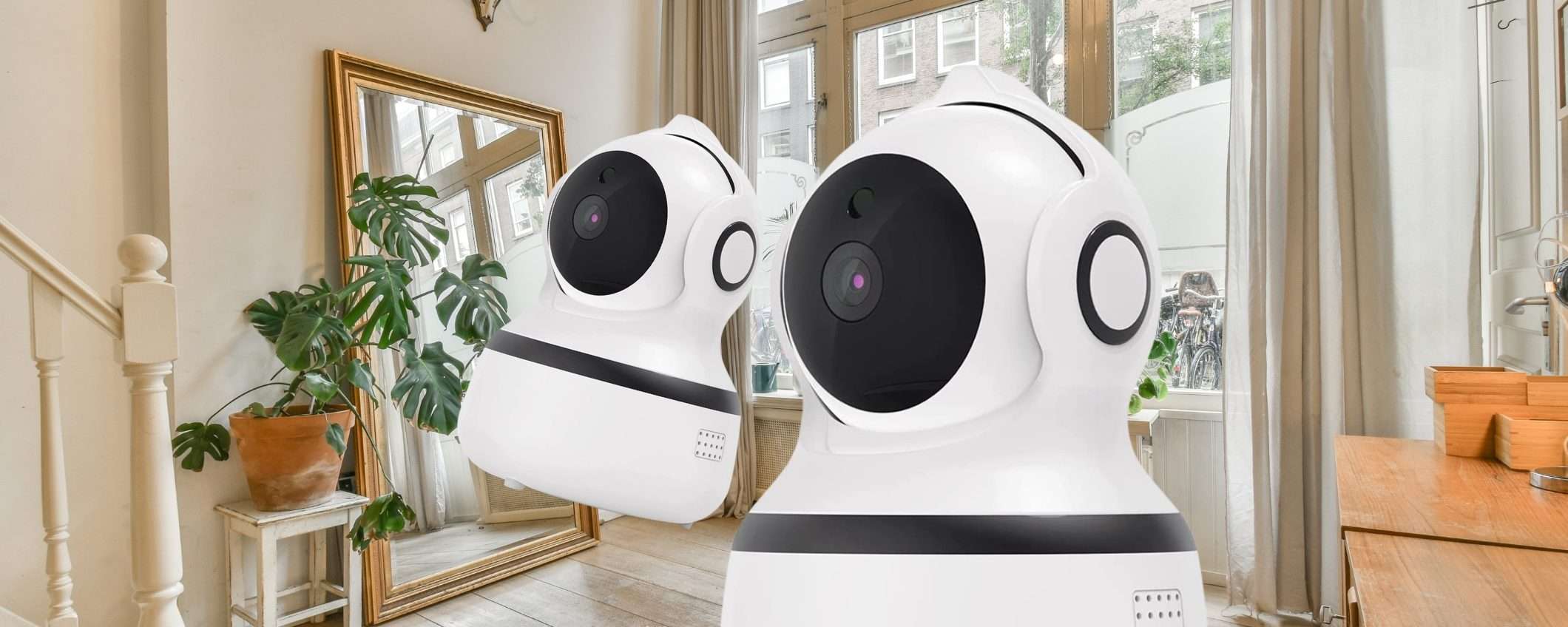 360° di visione con questa Telecamera WIFI 4 in 1(17€)