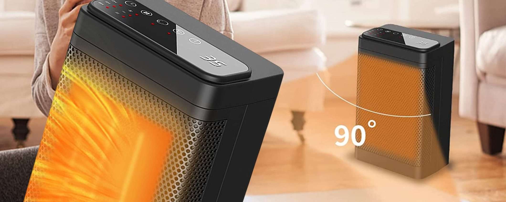 Termoventilatore in CERAMICA a 29€: tanto calore, bassissimo consumo