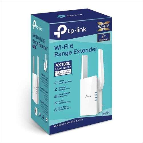 tp-link range extender wifi 6 scatola