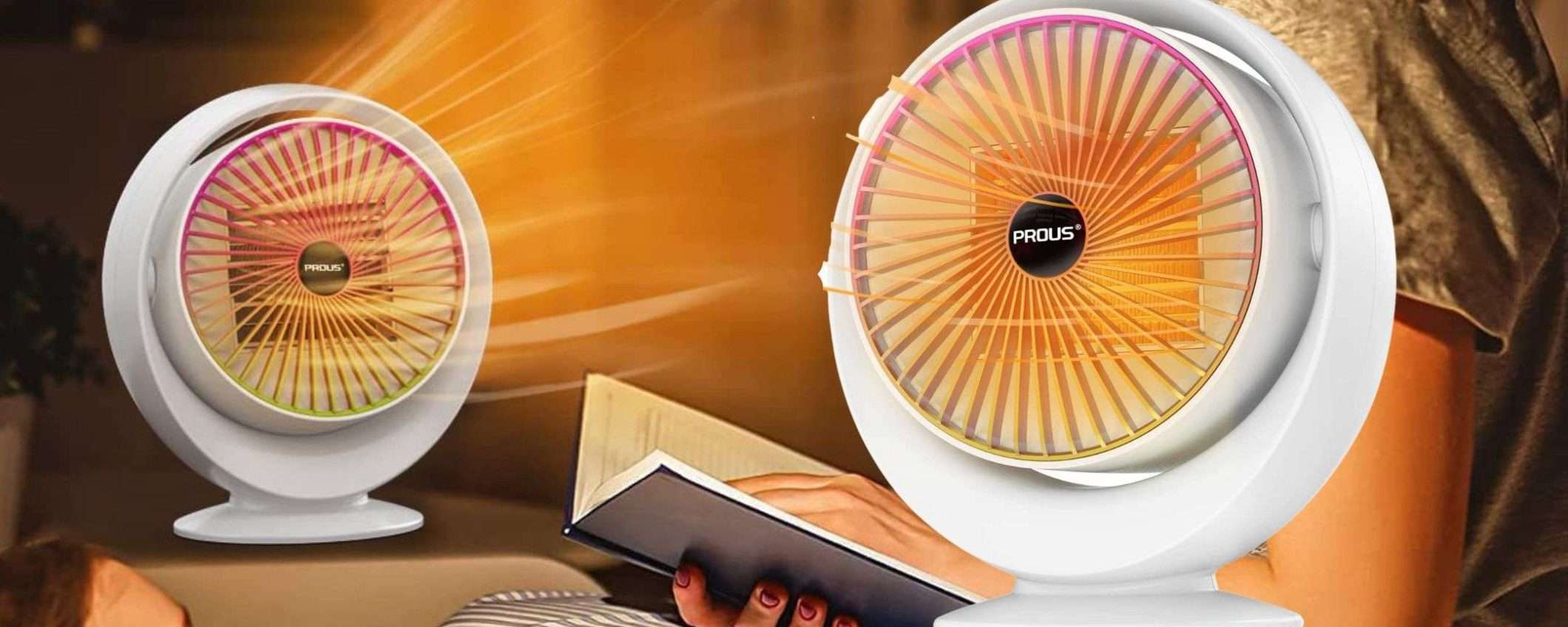 Un ventilatore? Sembra, ma è una CALDA stufa a basso consumo: 23€ (-40%) Un ventilatore? Sembra, ma è una CALDA stufa a basso consumo: 23€ (-40%)
