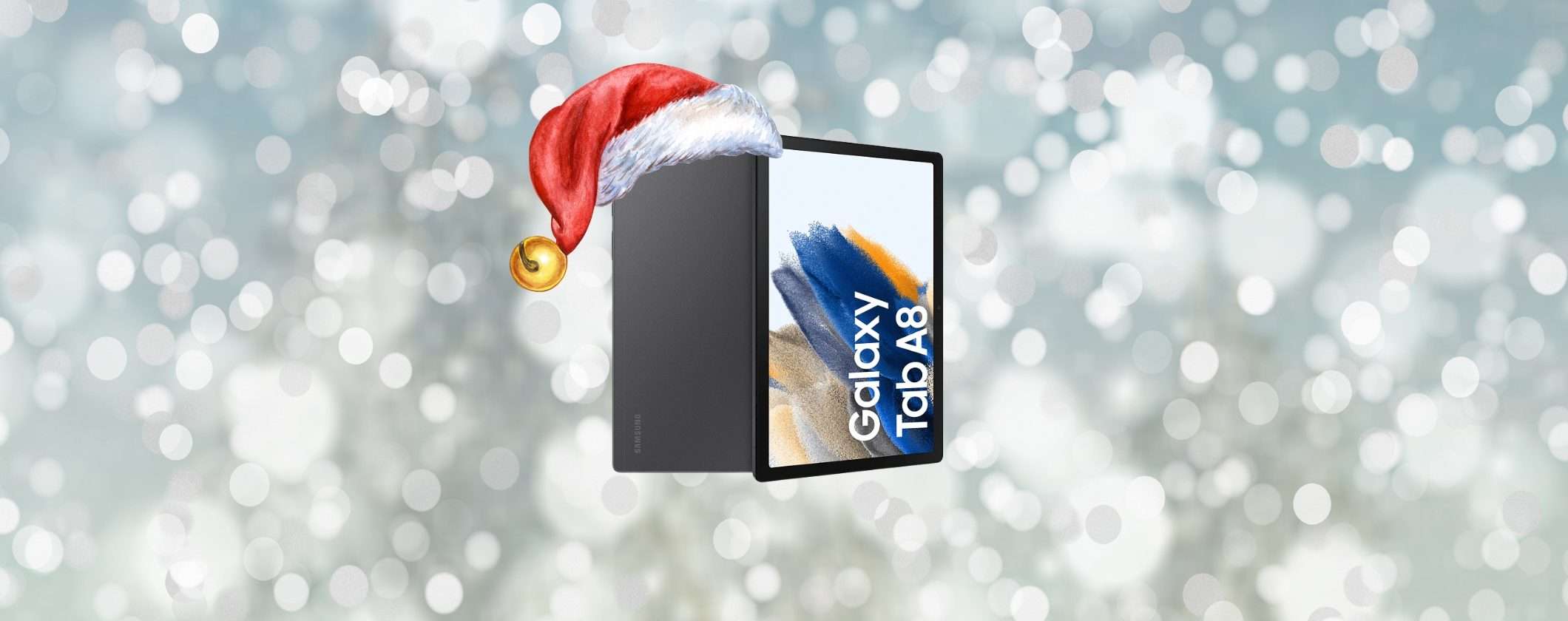 Volantino MediaWorld Buon Natale Tech: Samsung Galaxy Tab A8 a 195€ Volantino MediaWorld Buon Natale Tech: Samsung Galaxy Tab A8 a 195€