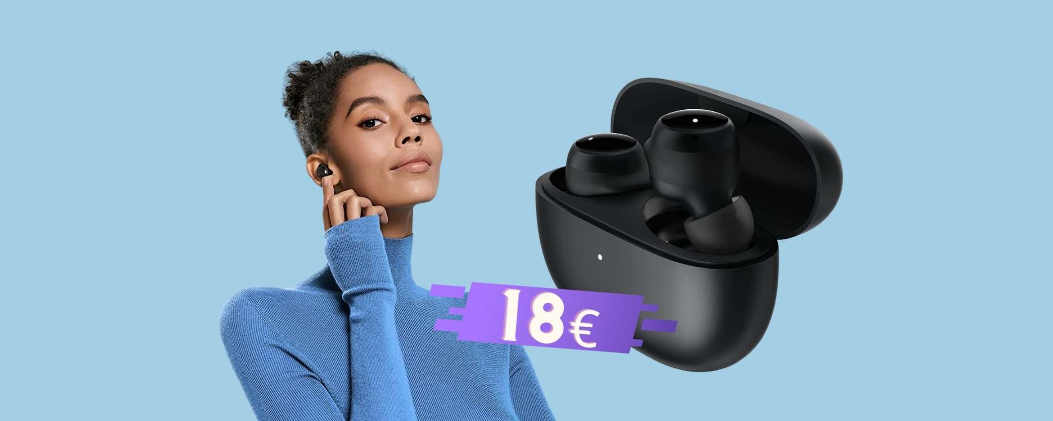 Xiaomi Redmi Buds 3 Lite a prezzo REGALO, circa 18€ e sono tue Xiaomi Redmi Buds 3 Lite a prezzo REGALO, circa 18€ e sono tue